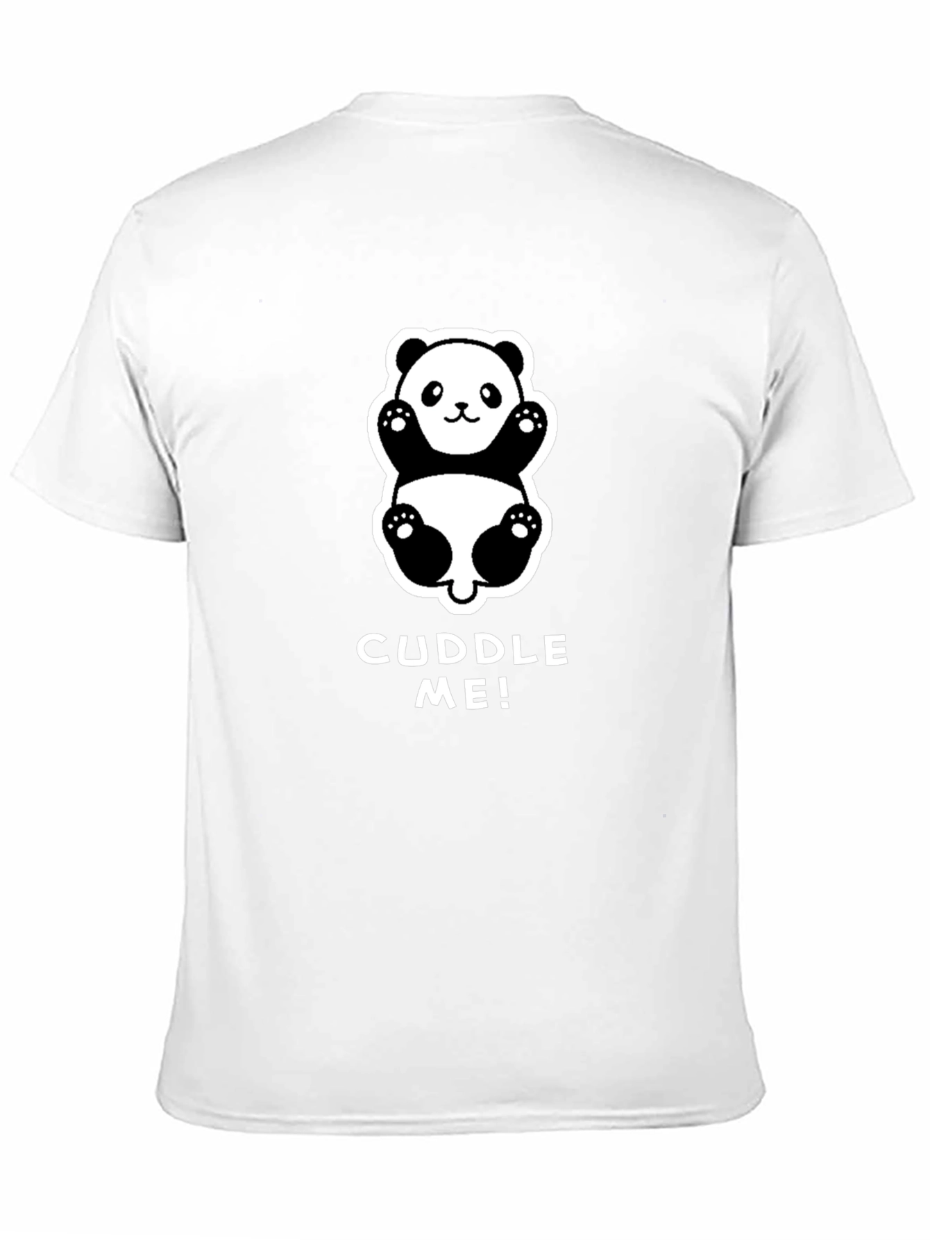 Black Cuddle Me! Panda Graphic Tee - Soft & Cute view 11