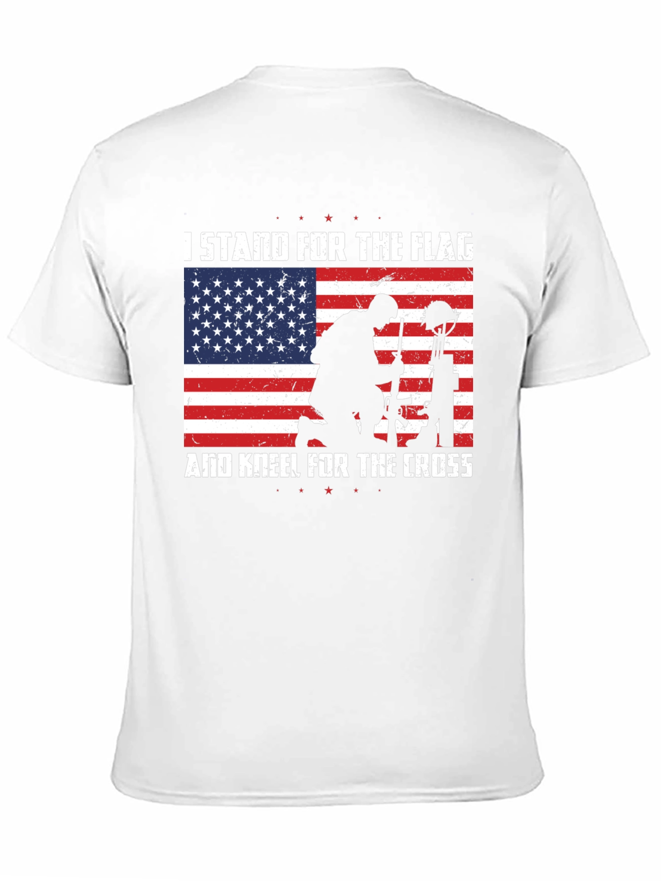 Black I Stand For The Flag T-Shirt view 11