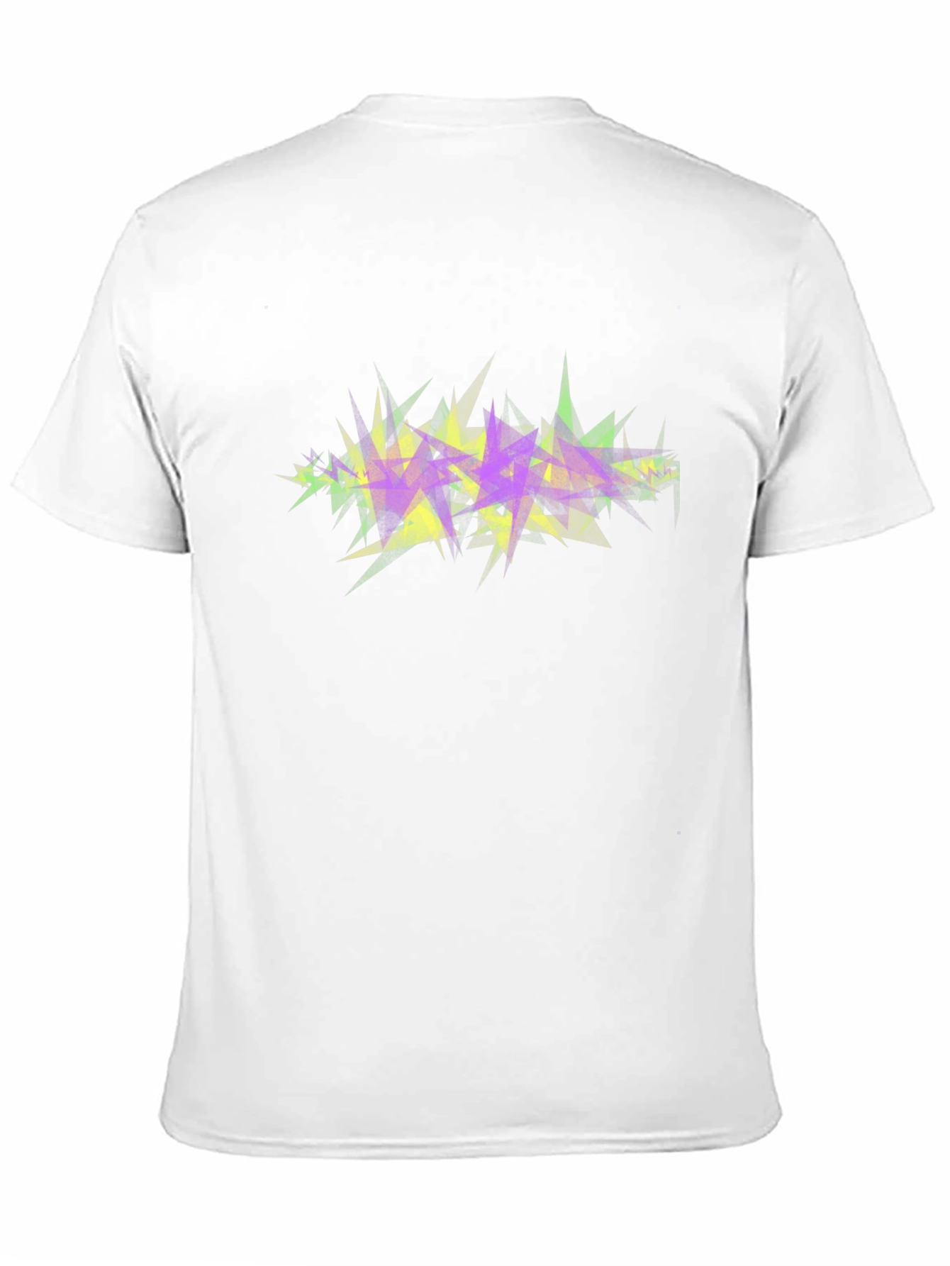 Black Abstract Graphic Print Black T-Shirt view 11