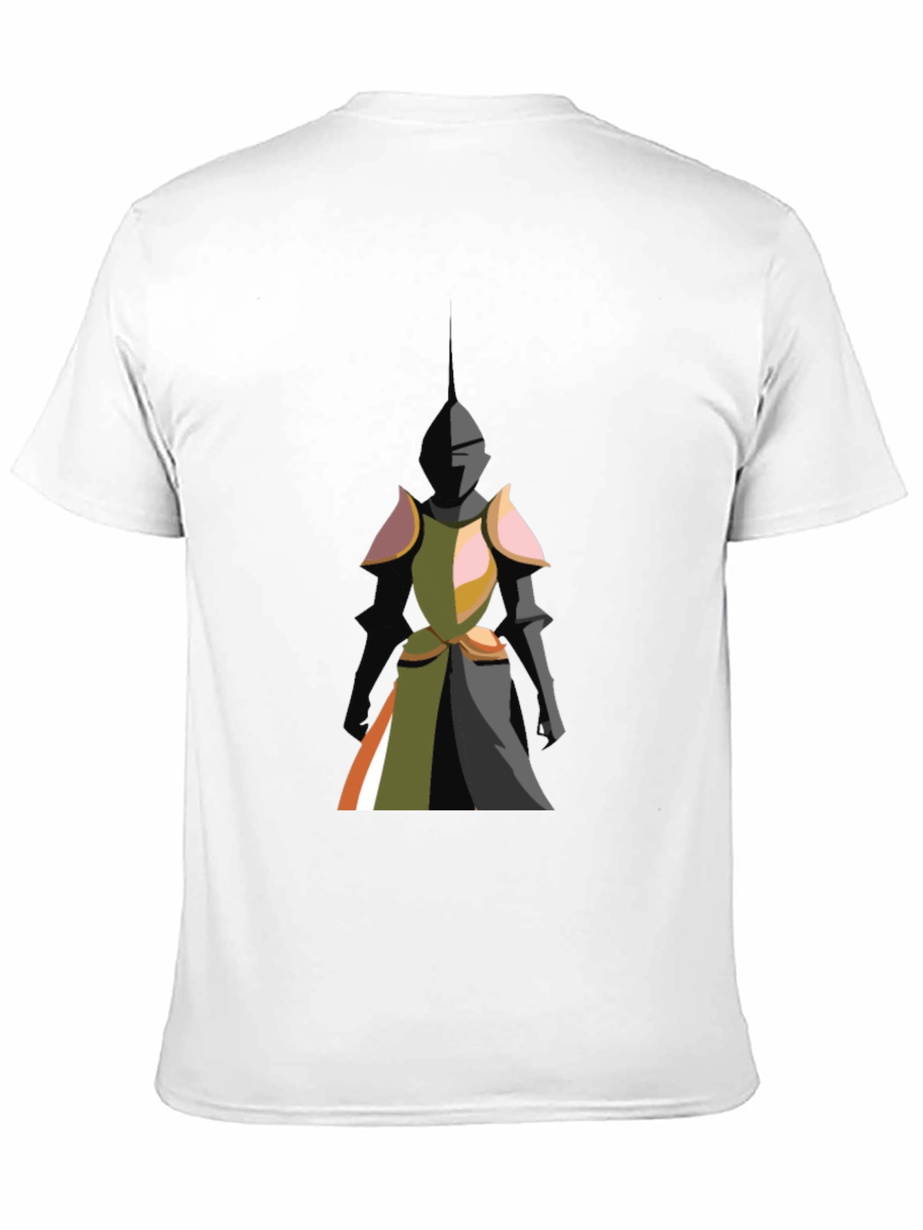 Black Knight Graphic Tee - Bold Black Cotton T-Shirt view 11