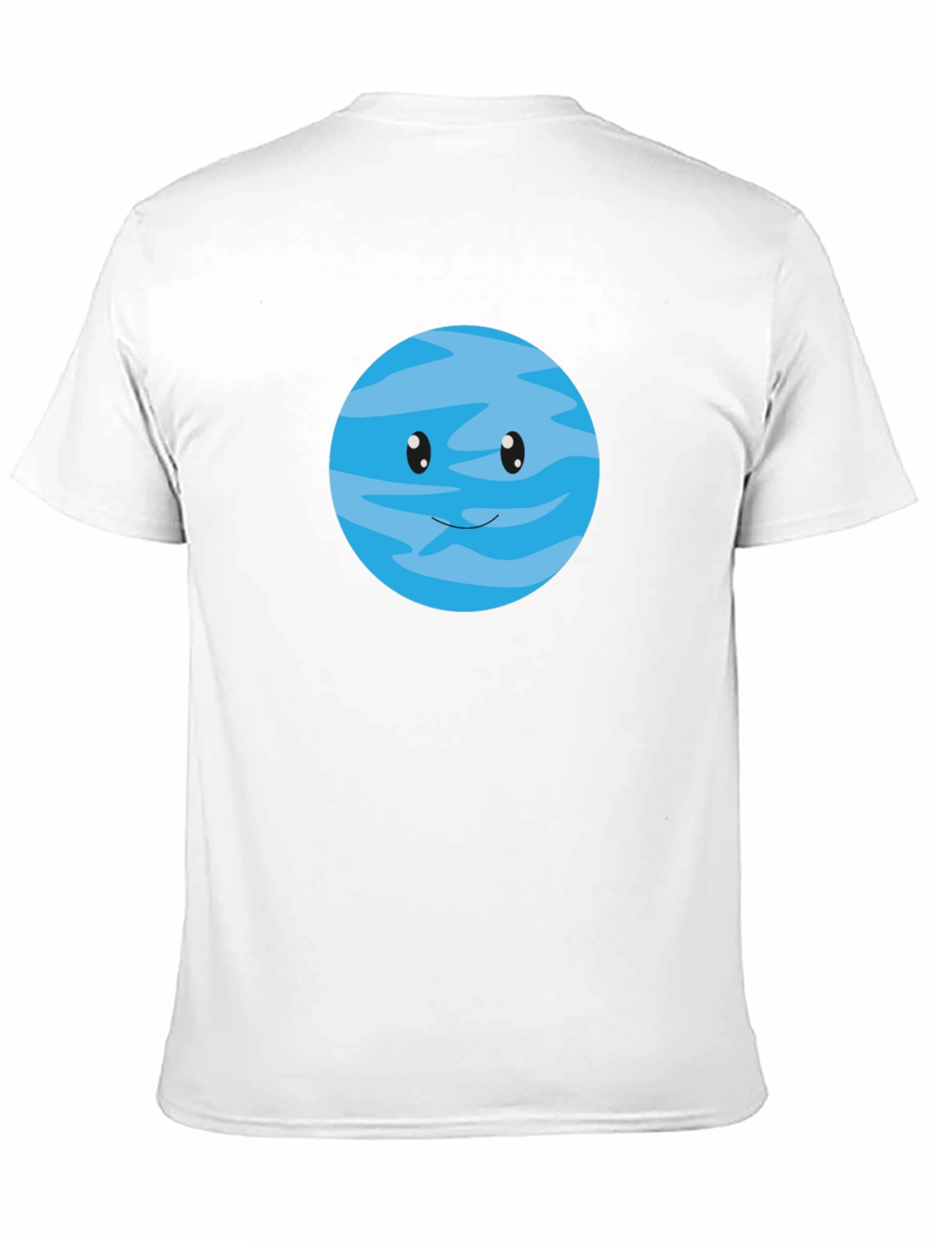 Black Cute Cartoon Planet Graphic T-Shirt view 11