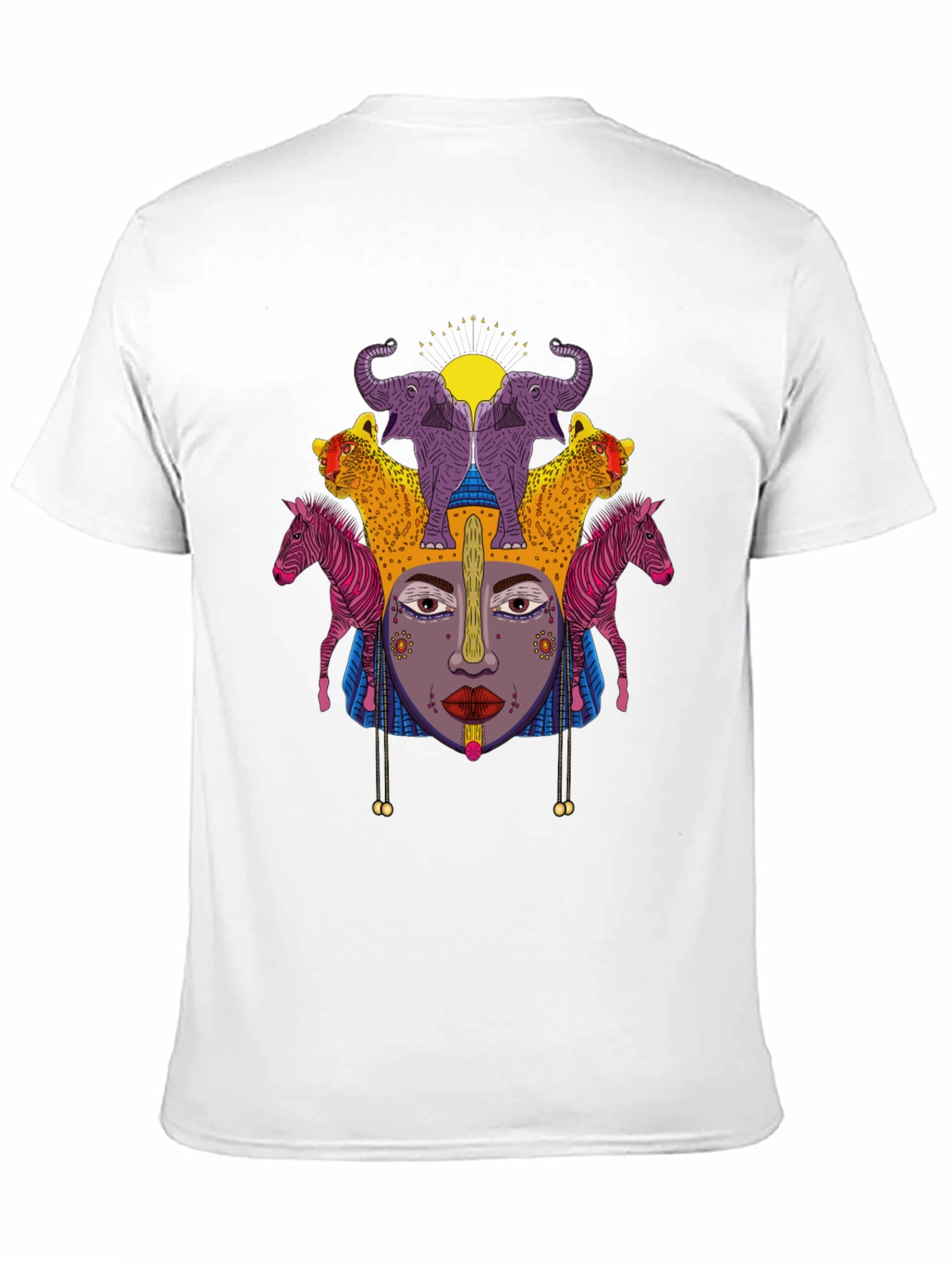 Black African Queen Graphic T-Shirt view 11