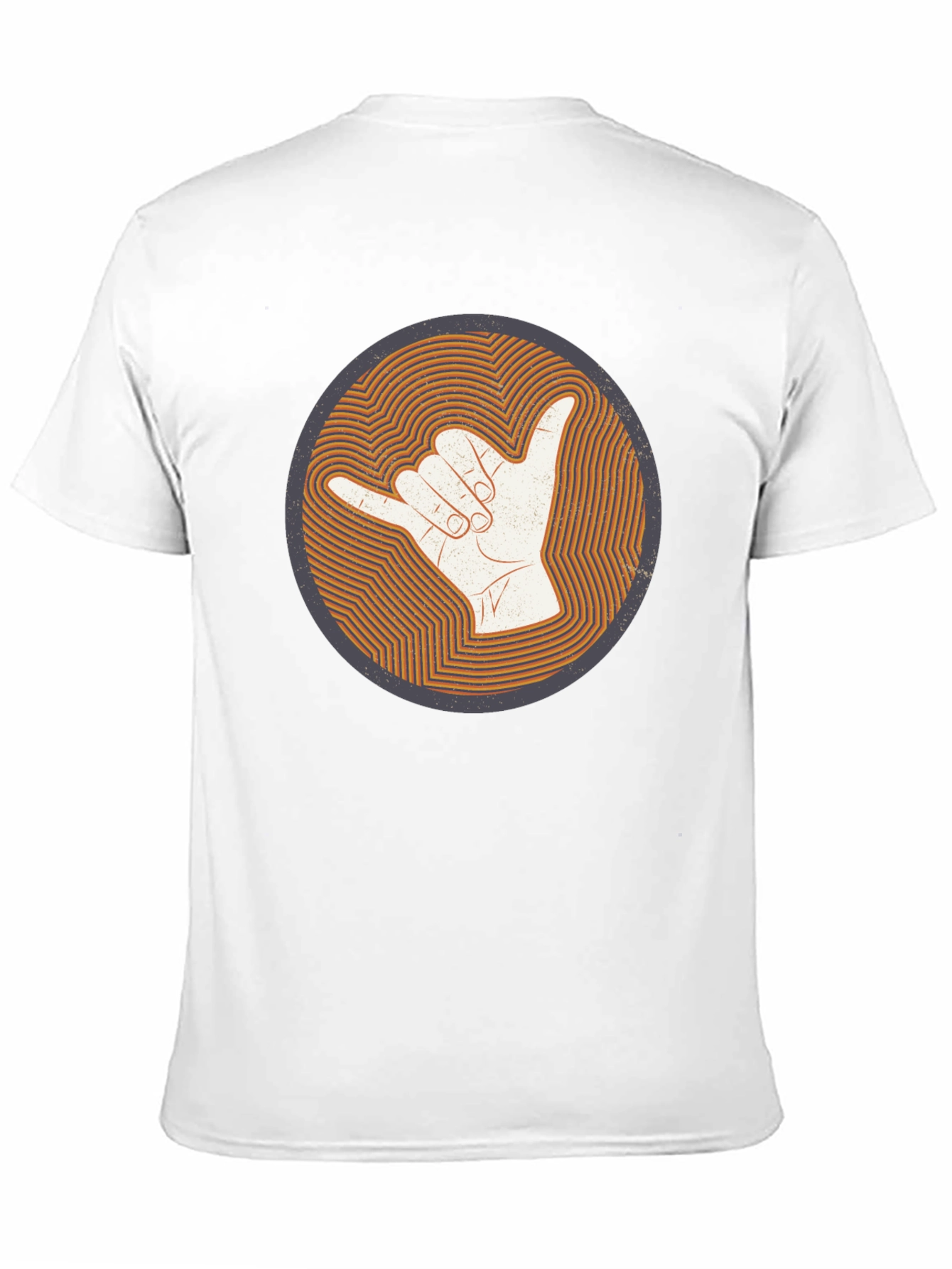 Black Shaka Hand Sign Graphic Tee - Casual Comfort view 11