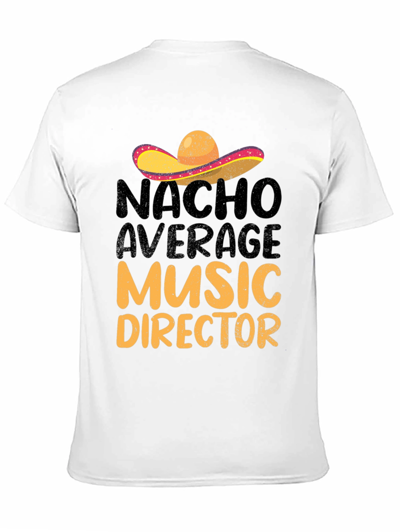 Black Nacho Average Music Director T-Shirt view 11