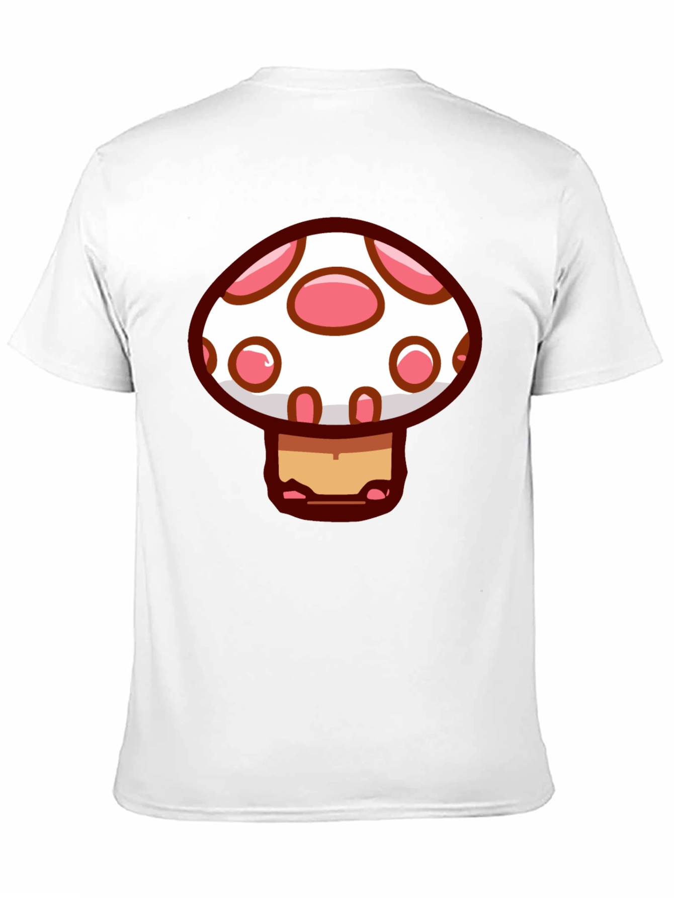 Black Mushroom Graphic Tee - Casual Black T-Shirt view 11