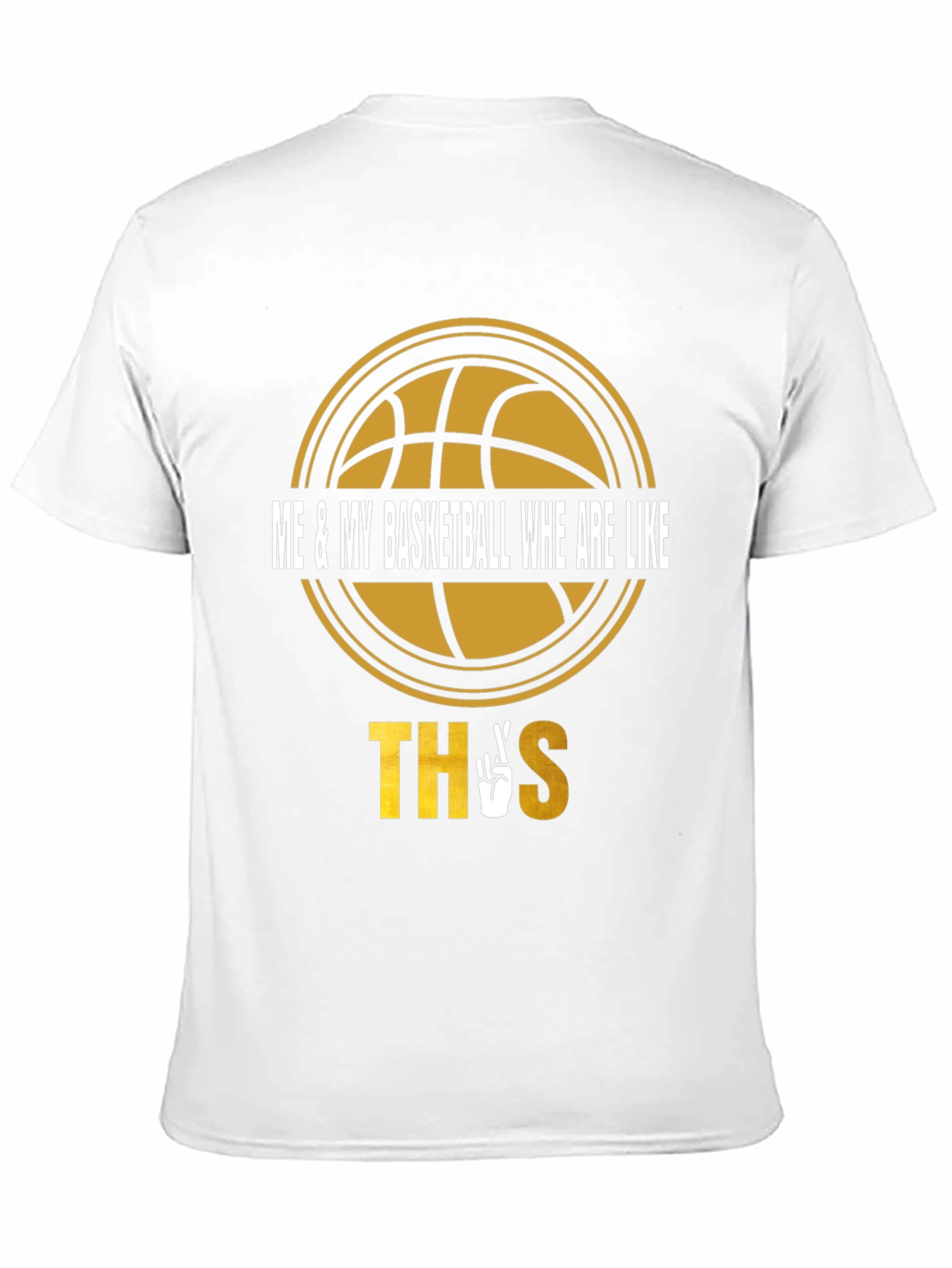 Black Basketball Lover Tee - Me & My Basketball Like This view 11