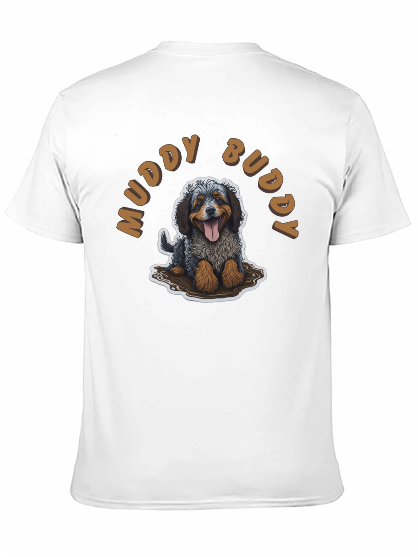 Black Muddy Buddy Dog T-Shirt view 11