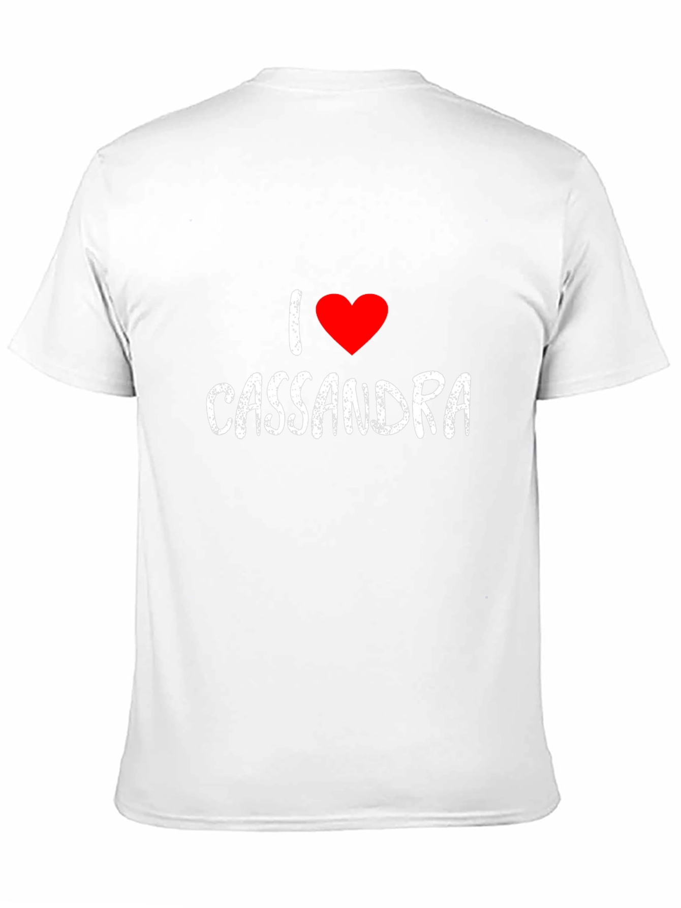 Black I Heart Cassandra - Men's Black Graphic Tee view 11