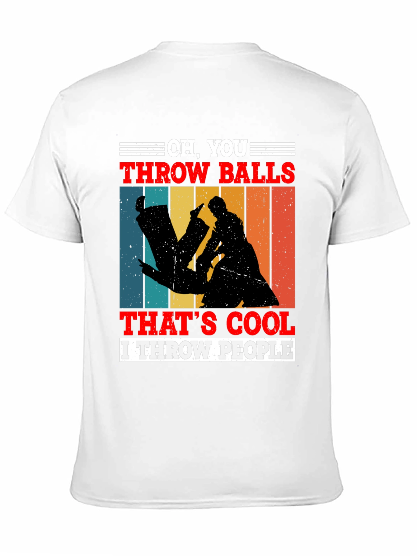 Black Oh, You Throw Balls T-Shirt view 11