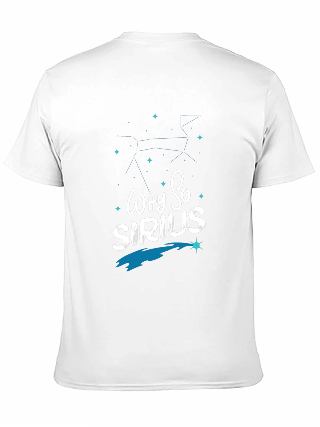 Black Why So Sirius Men's Black Graphic Tee view 11