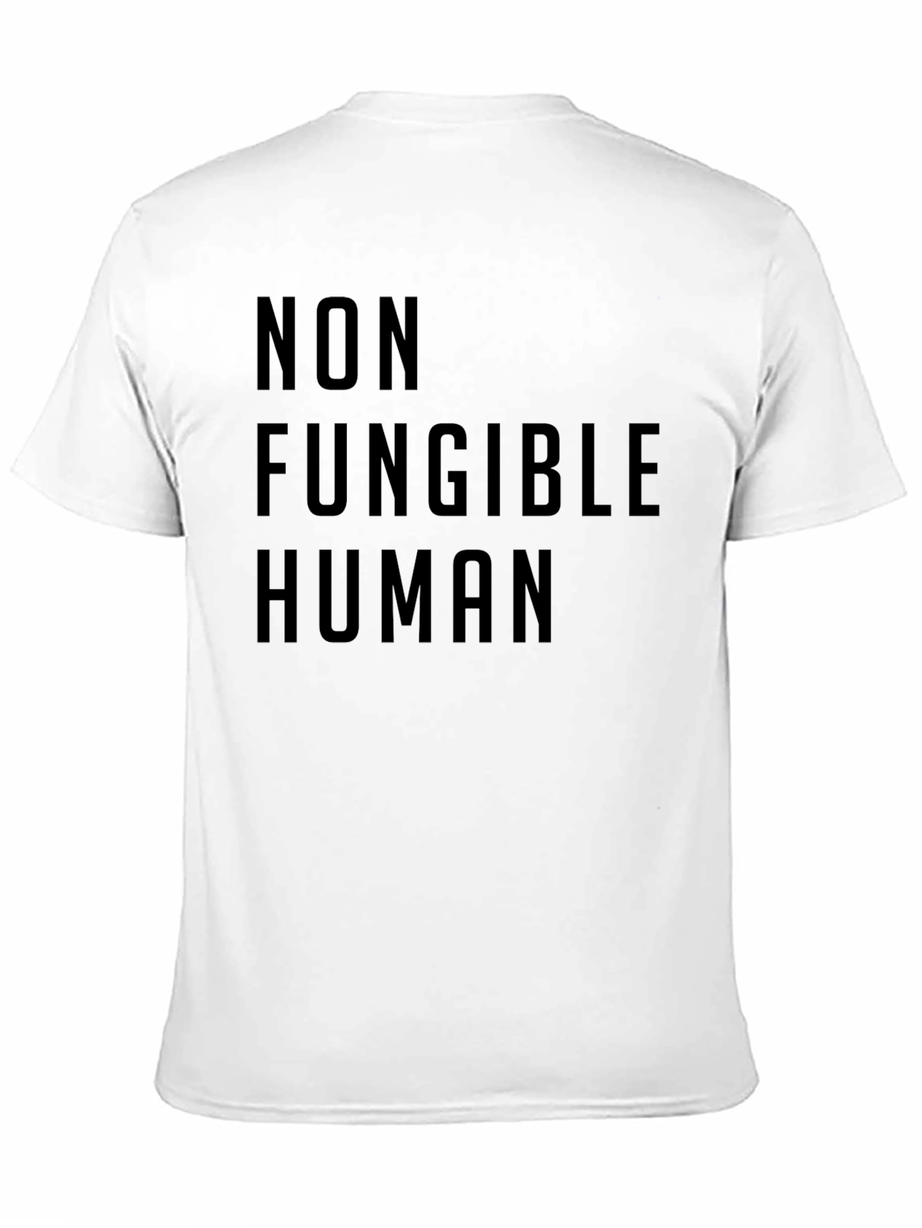 Black Non Fungible Human Black T-Shirt view 11