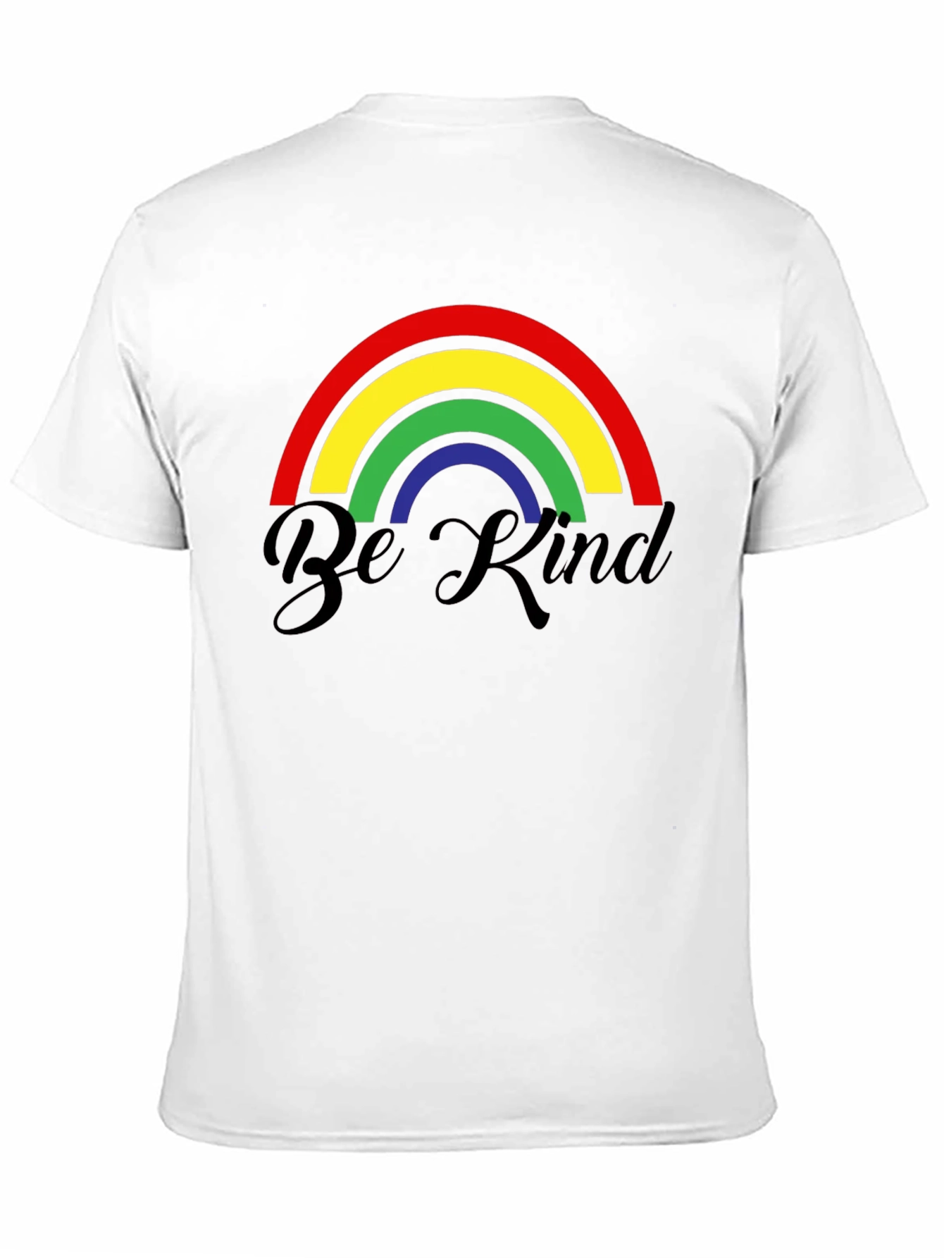 Black Be Kind Rainbow Graphic T-Shirt - Black view 11