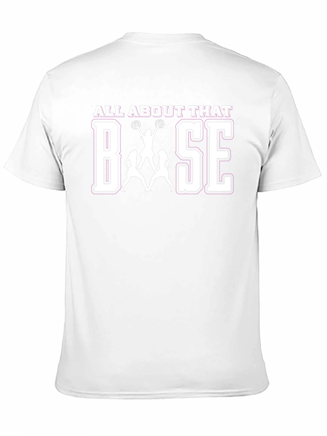 Black Cheerleading All About That Base Graphic Tee view 11
