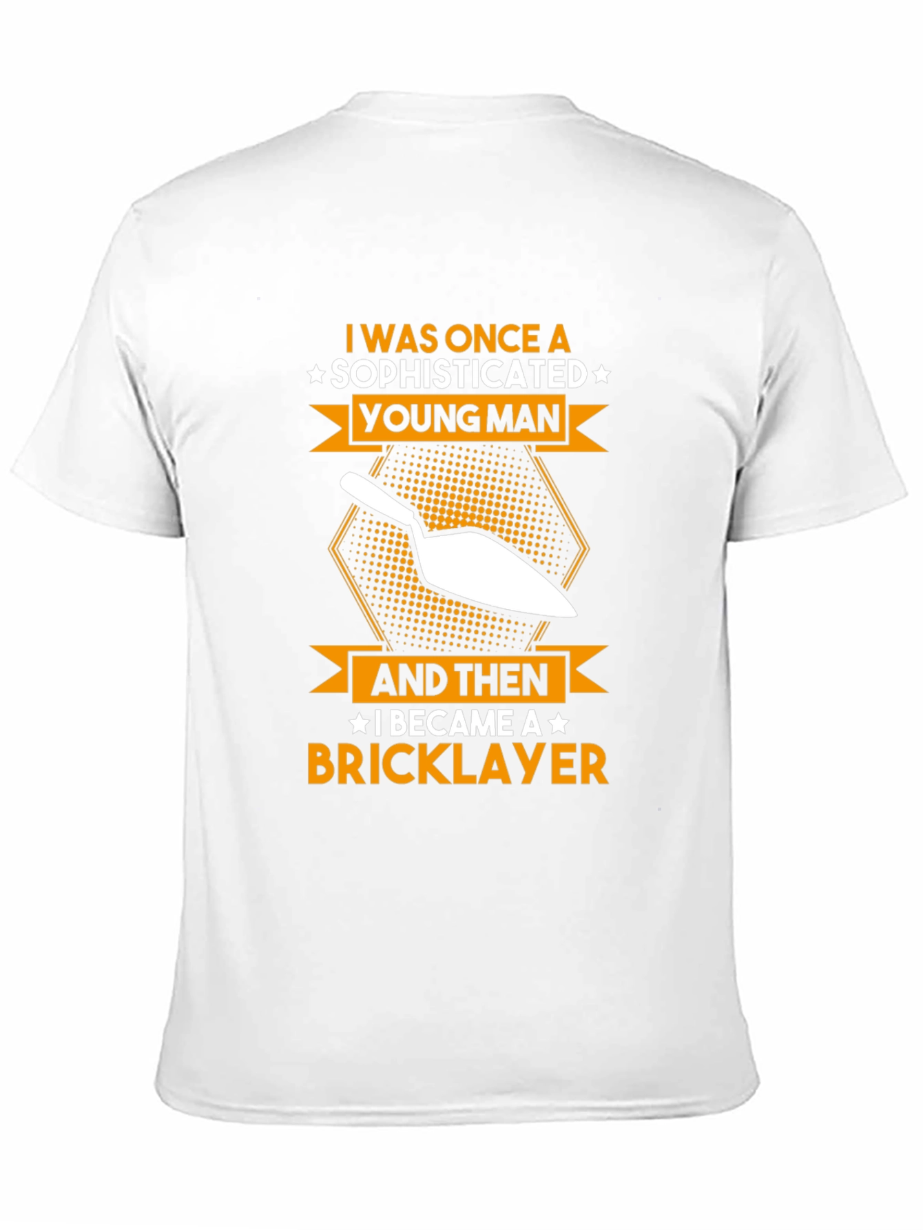 Black Bricklayer T-Shirt - Sophisticated Young Man view 11
