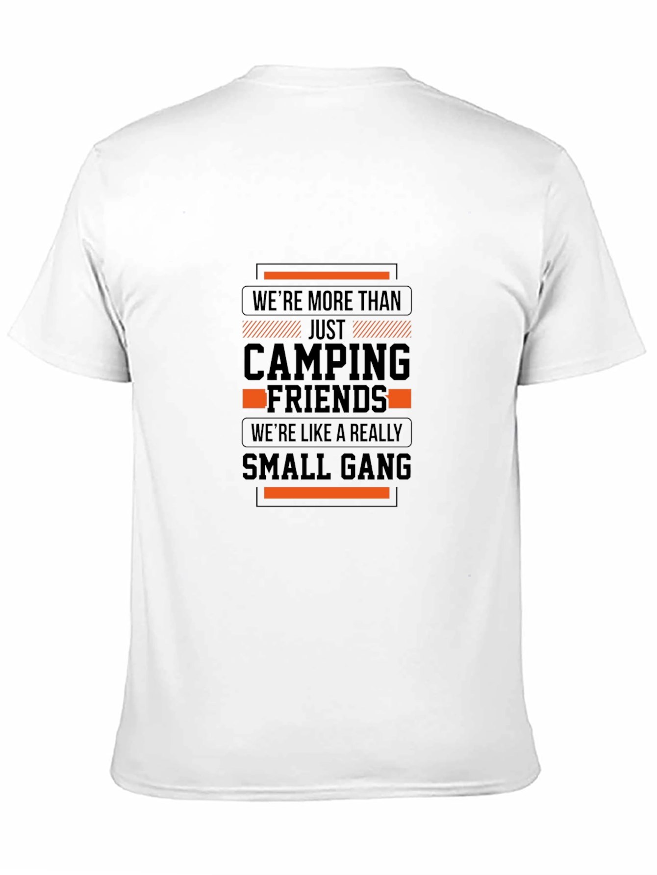 Black Camping Friends Small Gang Graphic T-Shirt view 11
