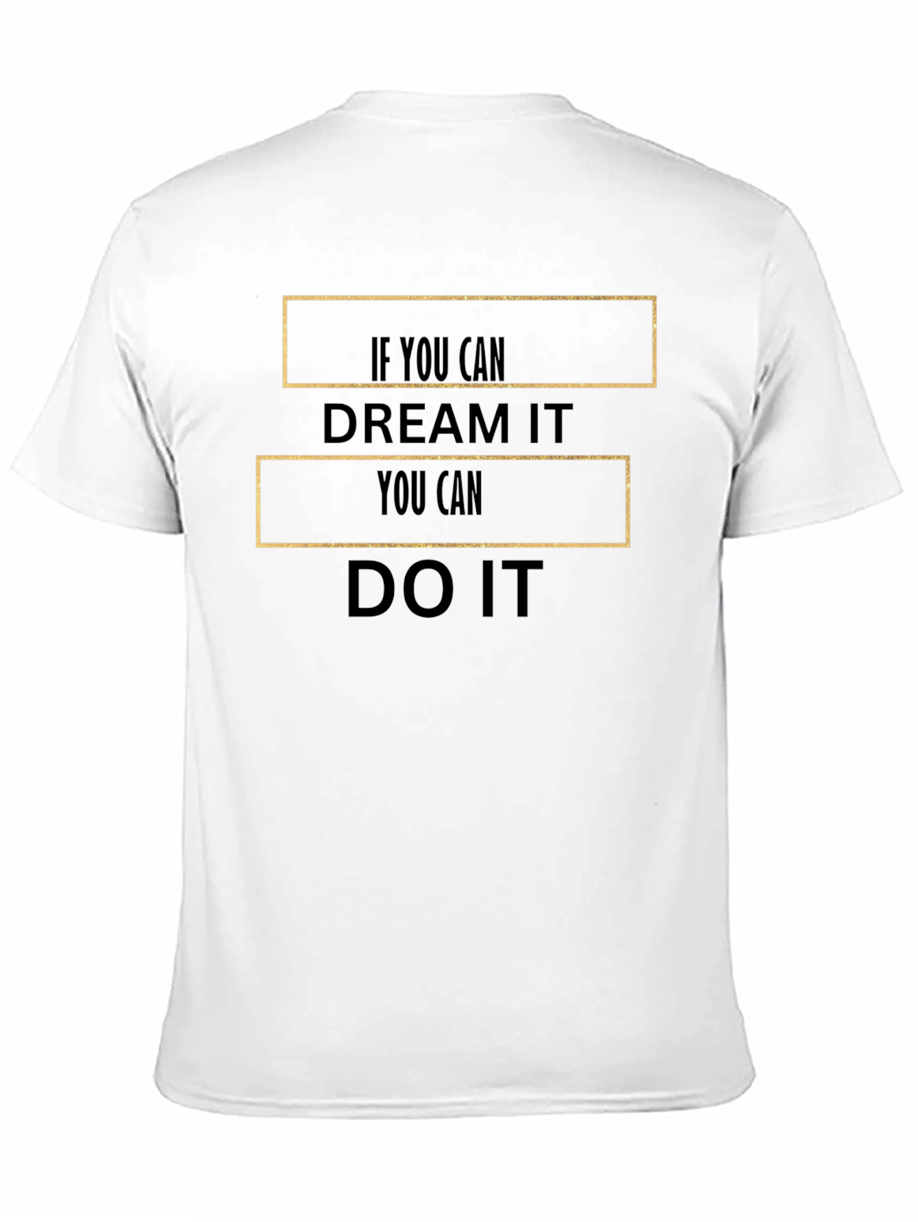 Black Inspirational 'Dream It, Do It' Black T-Shirt view 11