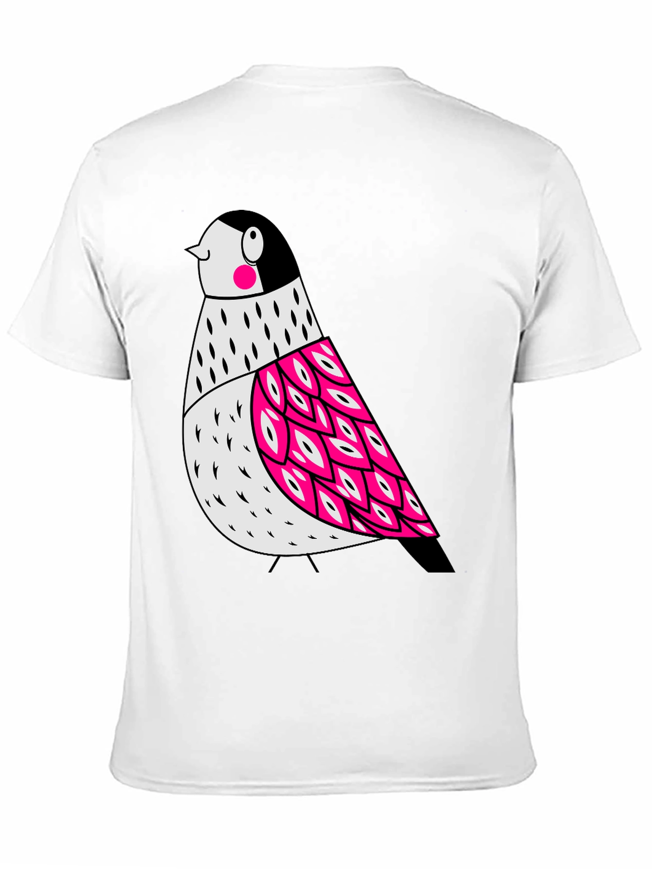 Black Bird Graphic Black T-Shirt view 11