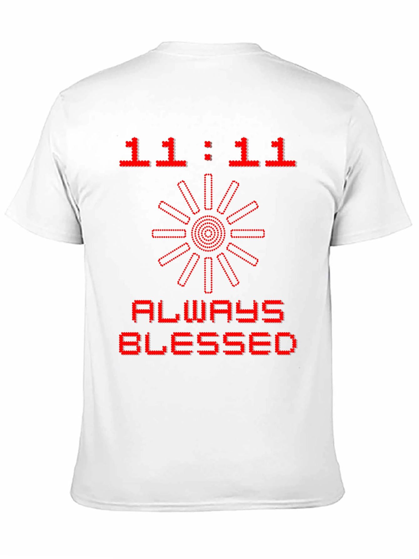 Black 11:11 Always Blessed Graphic Tee - Black view 11