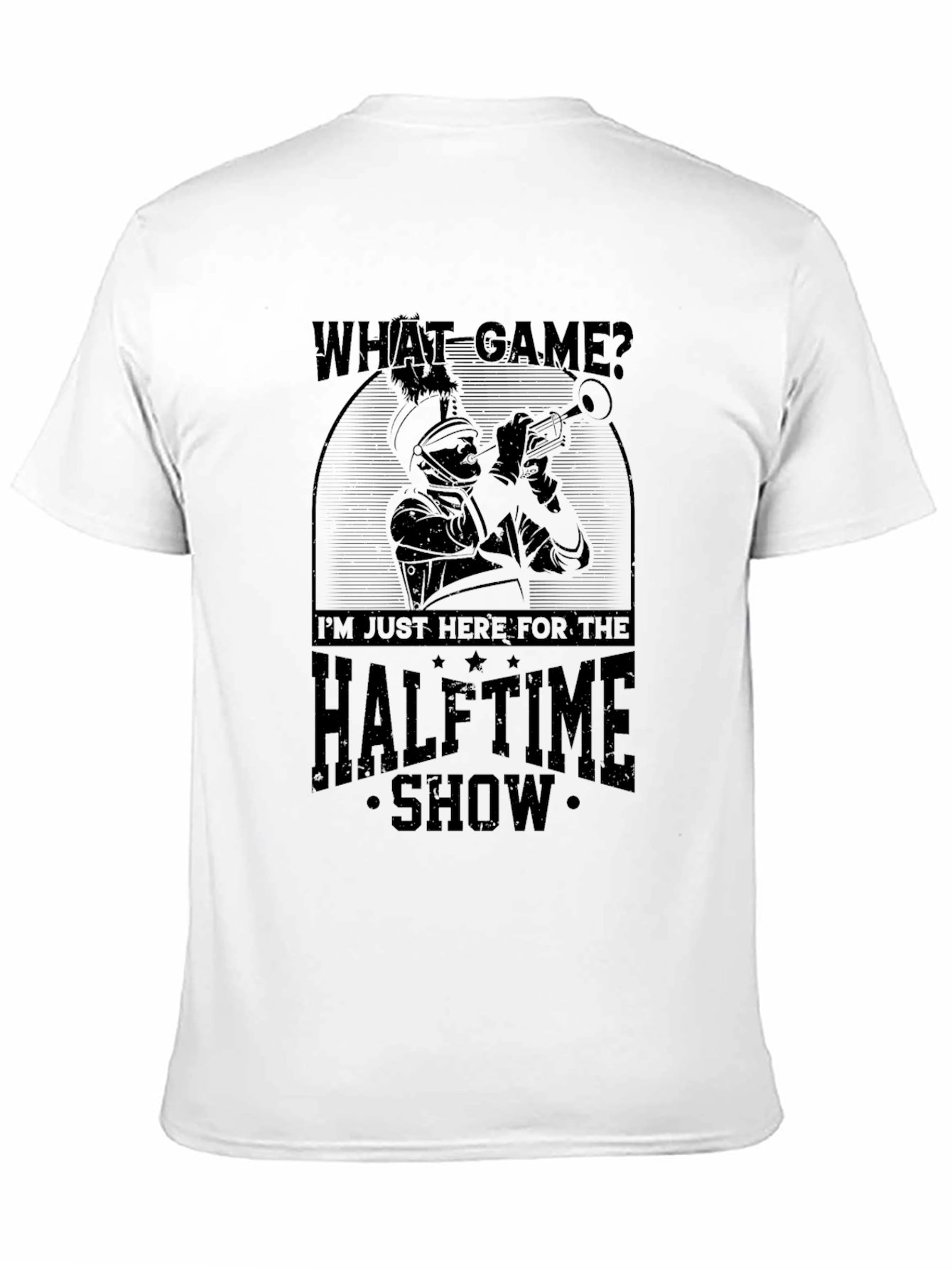 Black Halftime Show Marching Band Graphic Tee view 11