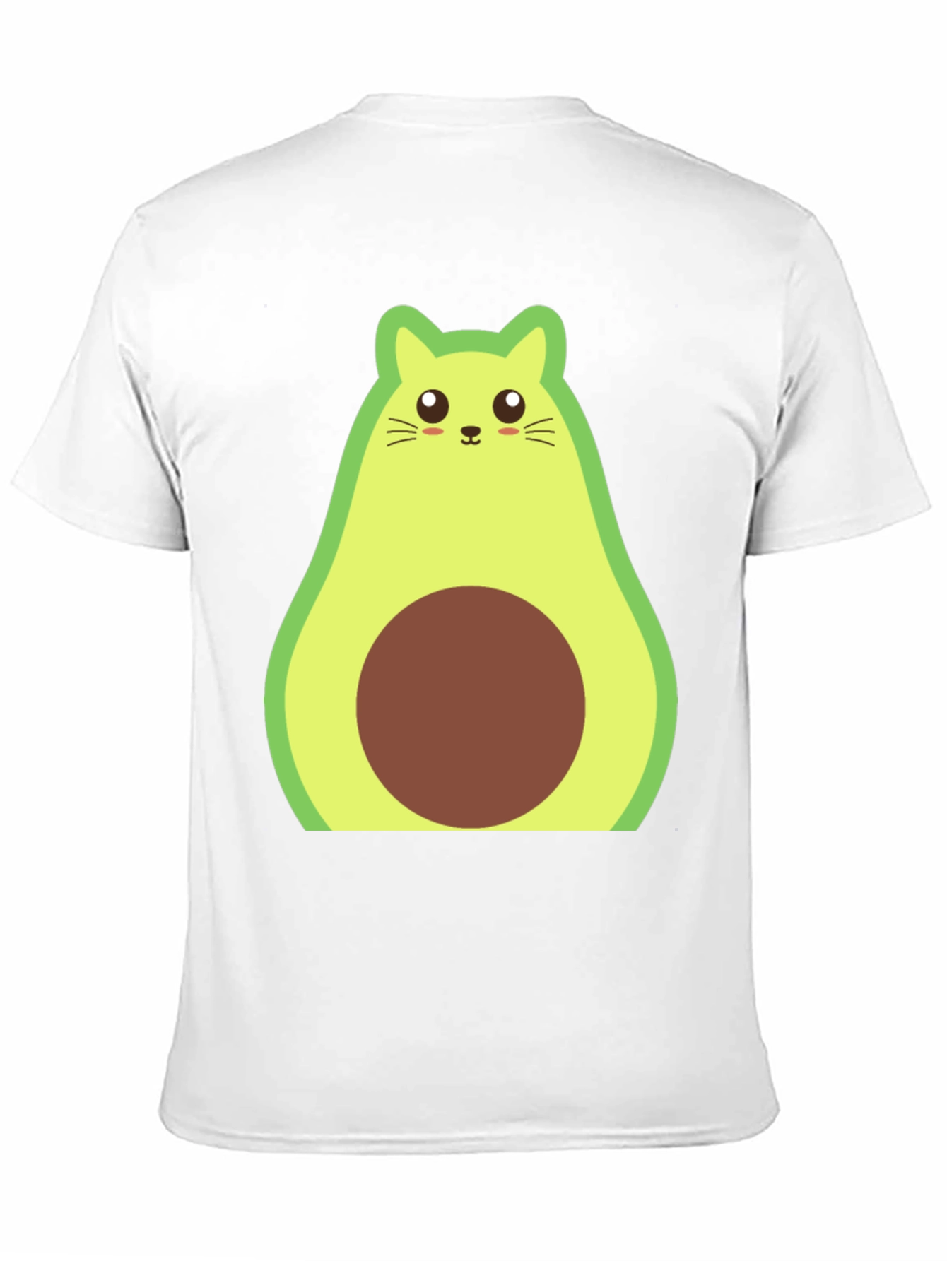 Black Avocado Cat Graphic Tee - Men's Black T-Shirt view 11