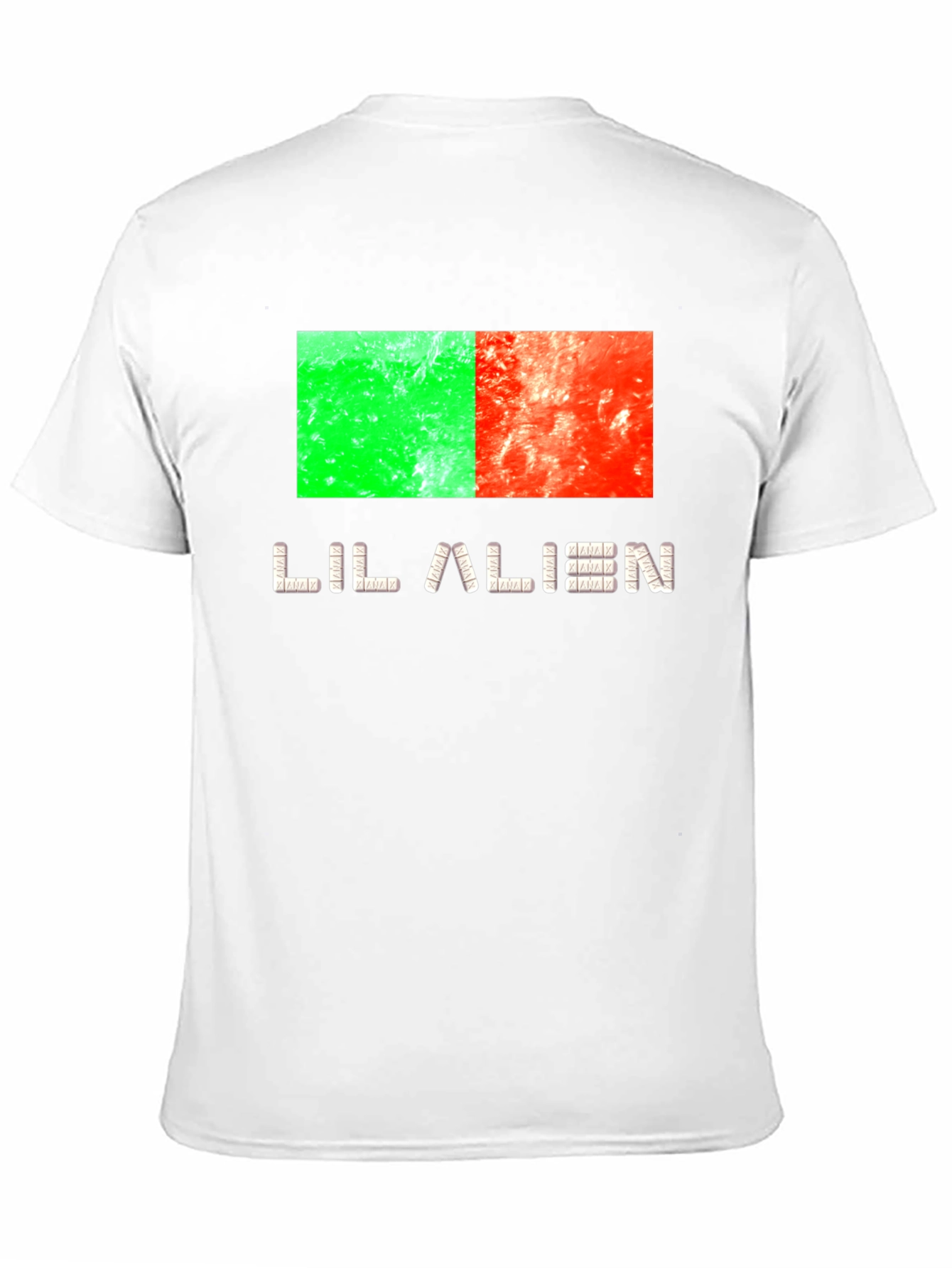 Black Lil Alien Graphic Tee - Black Cotton Blend Shirt view 11