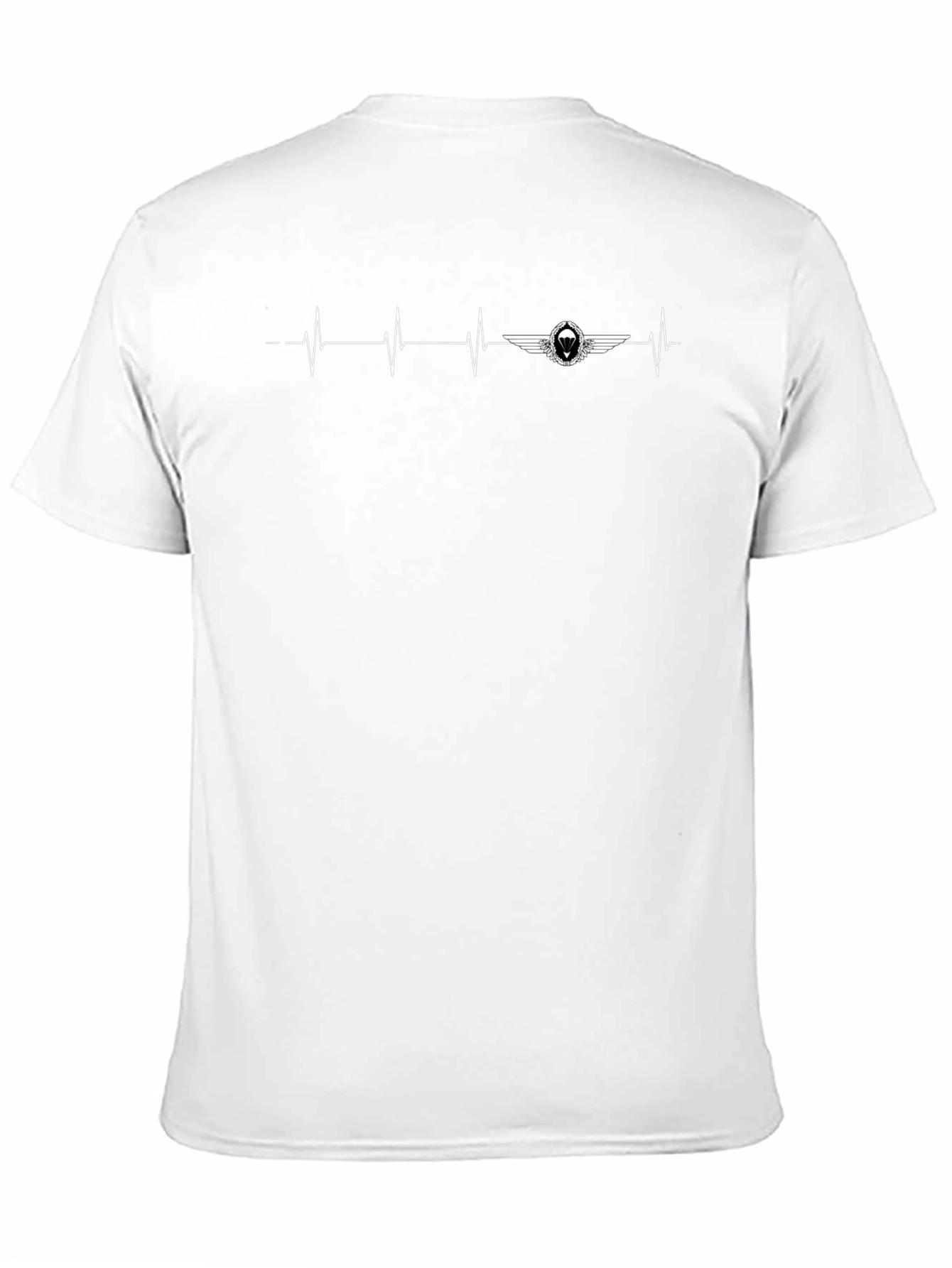 Black Pilot Heartbeat T-Shirt - Aviation Enthusiast Tee view 11