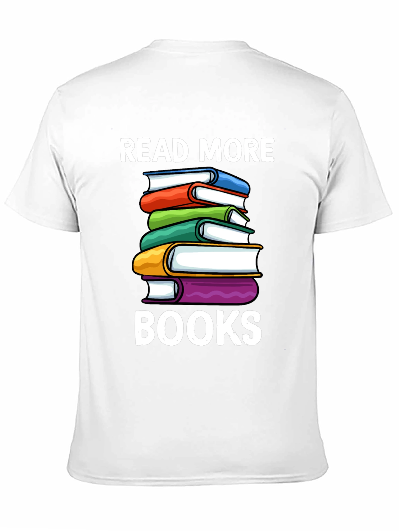Black Read More Books T-Shirt - Book Lover Tee view 11