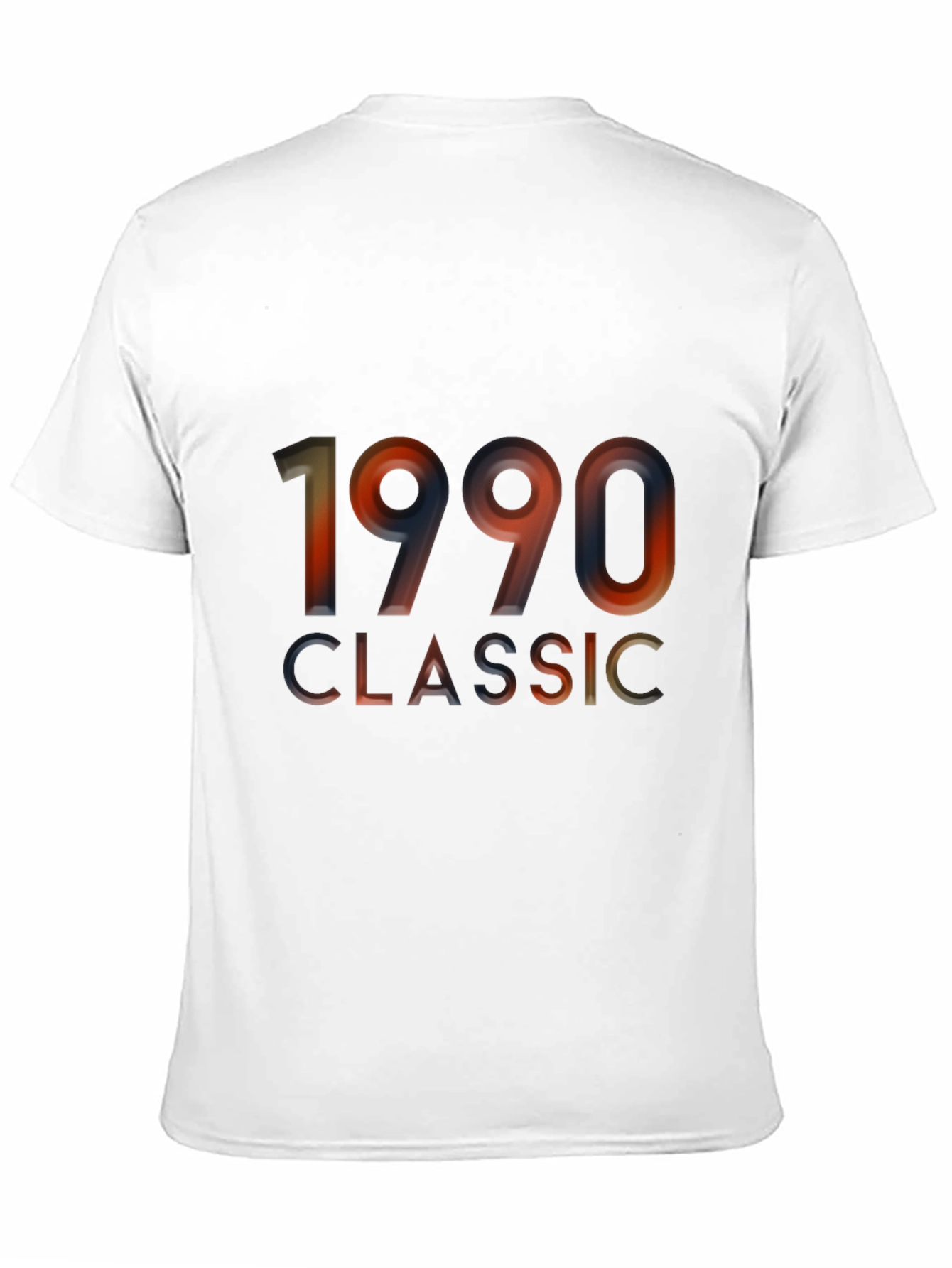 Black 1990 Classic Graphic Tee - Retro Birthday Shirt view 11