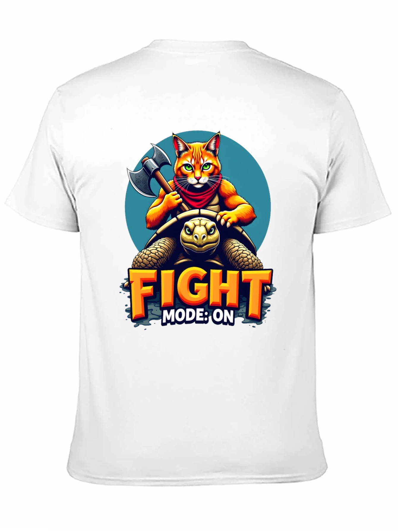 Black Fight Mode On T-Shirt view 11