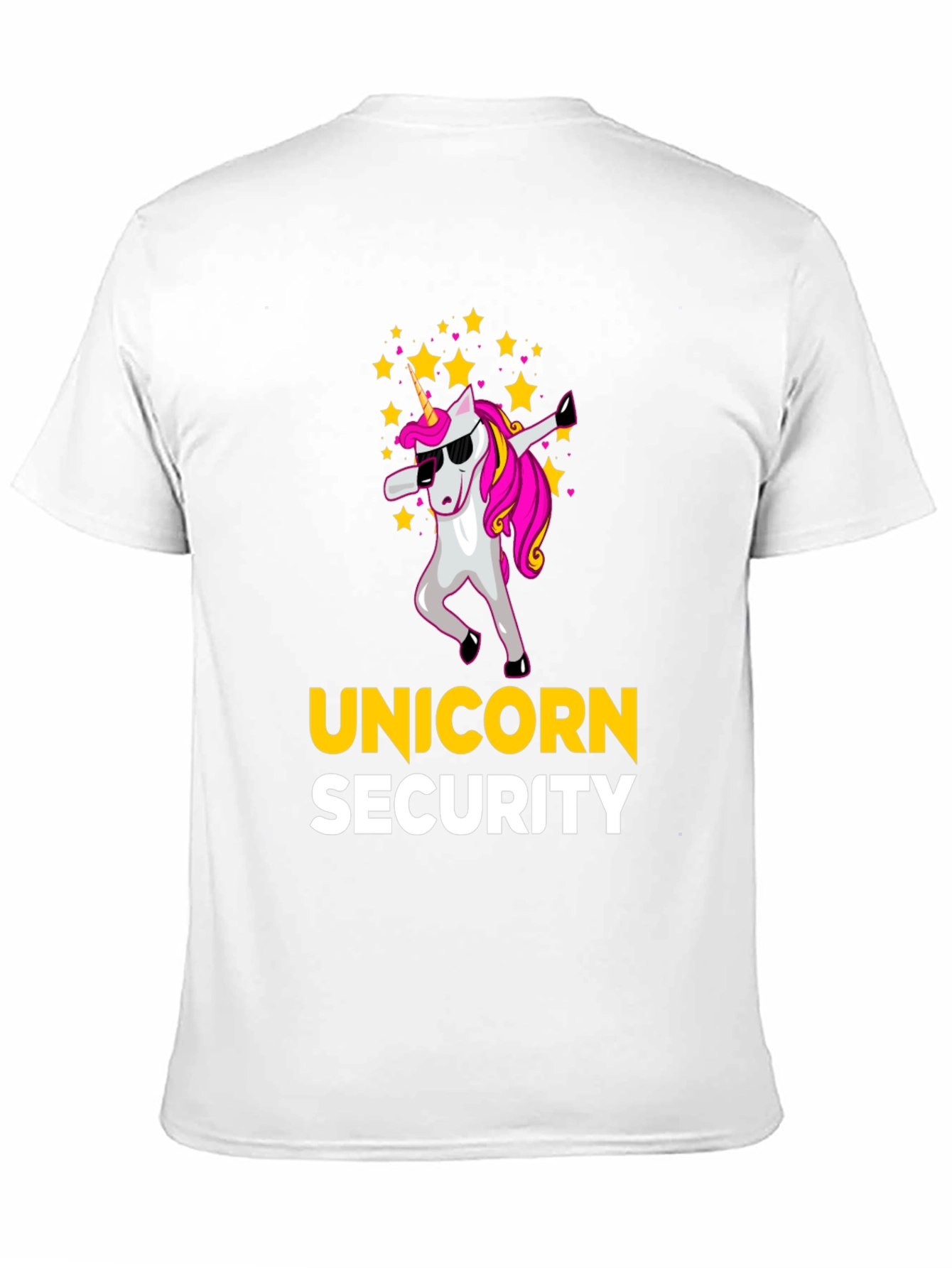 Black Unicorn Security Graphic T-Shirt - Fun & Unique Design view 11