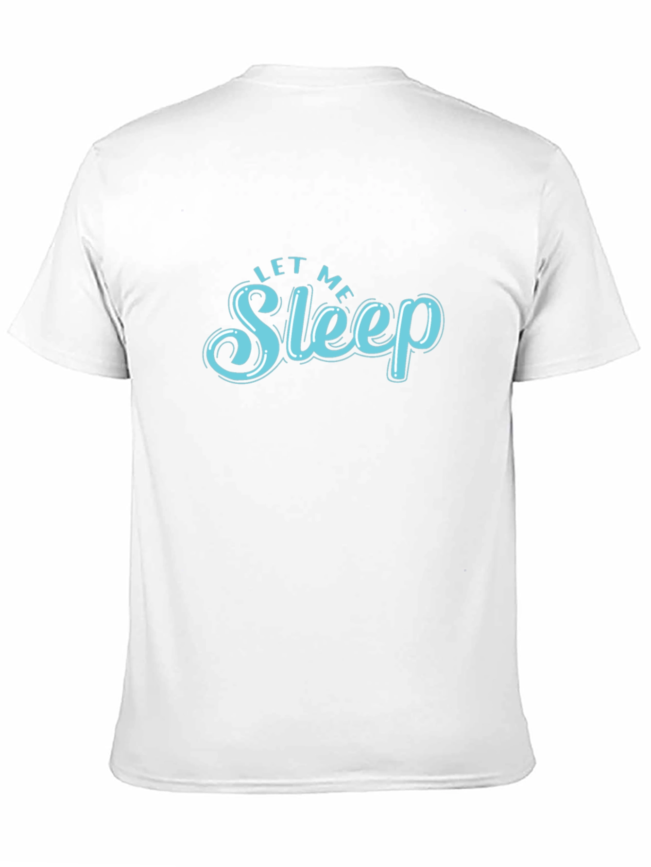 Black Let Me Sleep Graphic Tee - Soft Cotton Blend view 11