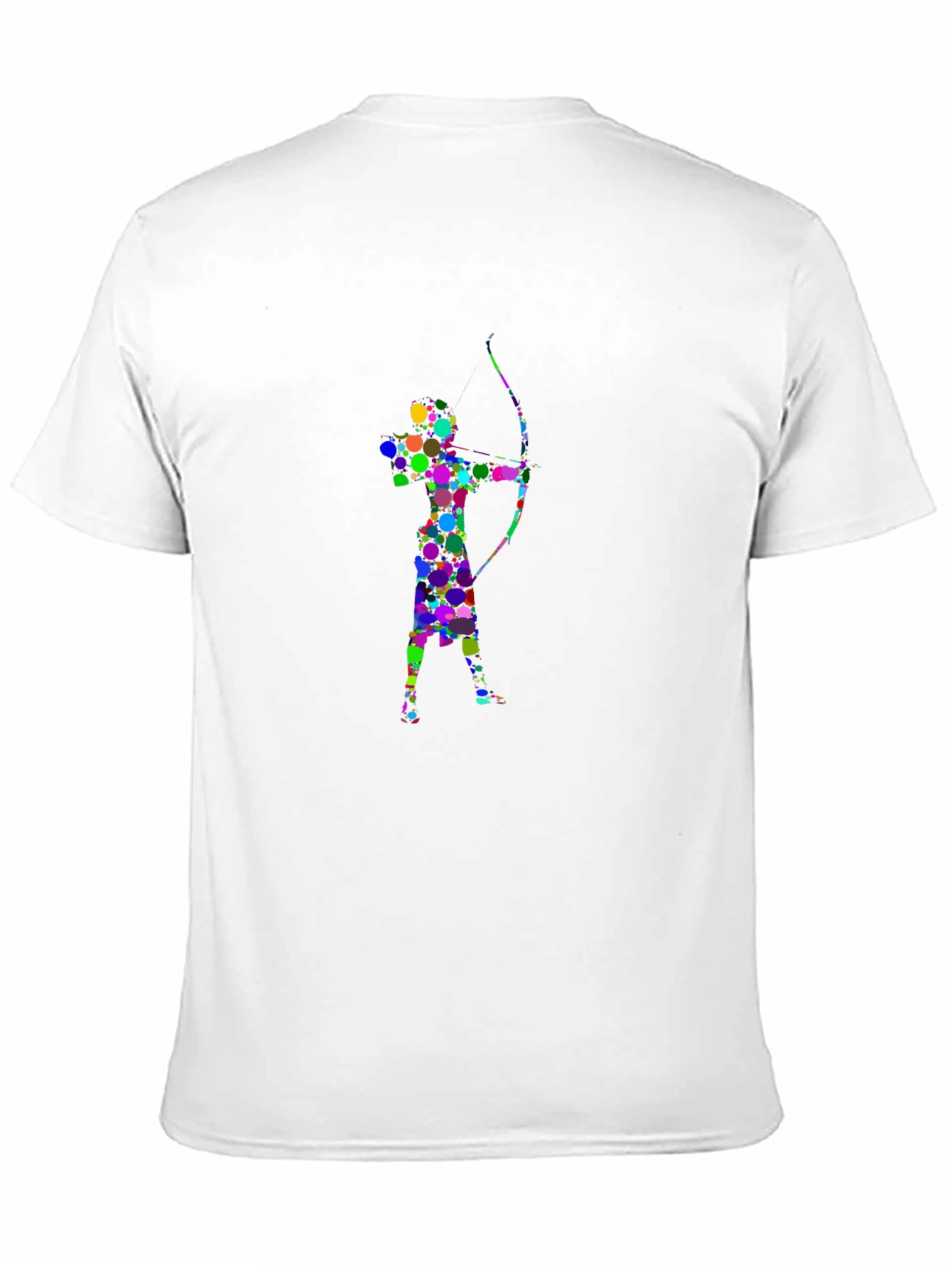 Black Archer Silhouette Graphic Tee - Stylish Black T-Shirt view 11