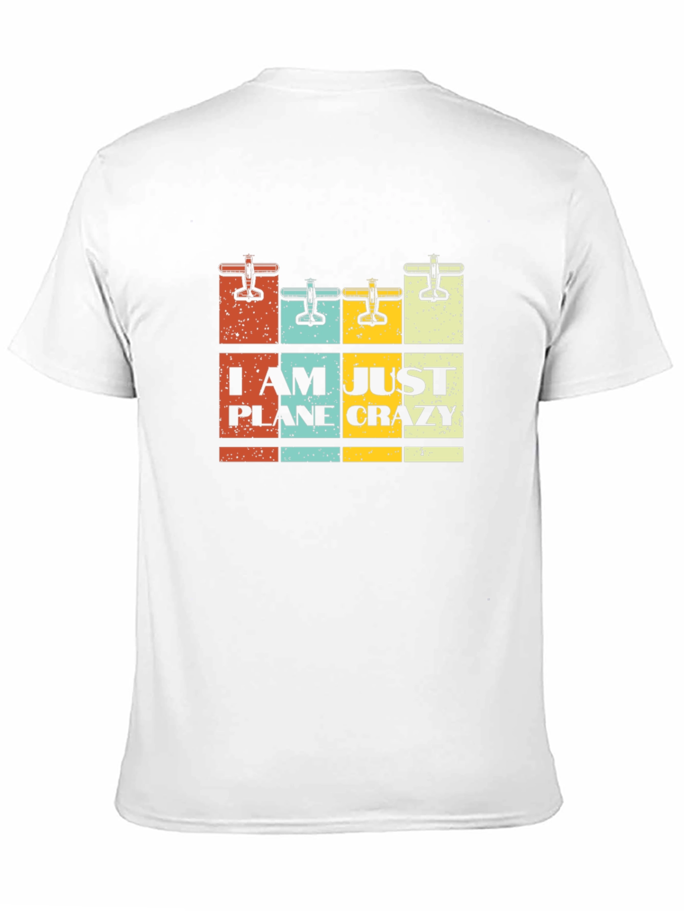 Black I Am Just Plane Crazy Black Graphic Tee view 11