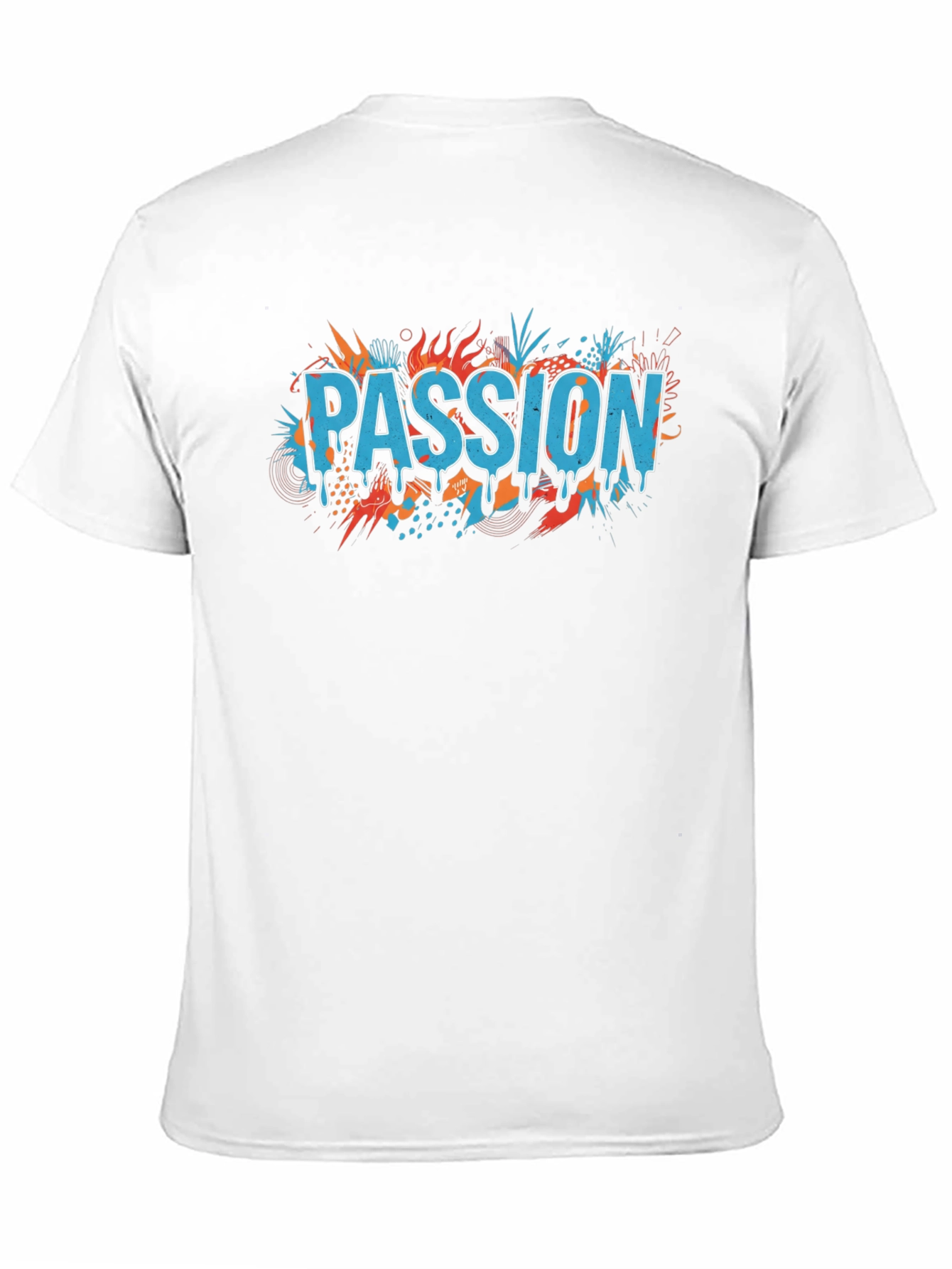 Black Passion Graphic T-Shirt - Trendy Design view 11