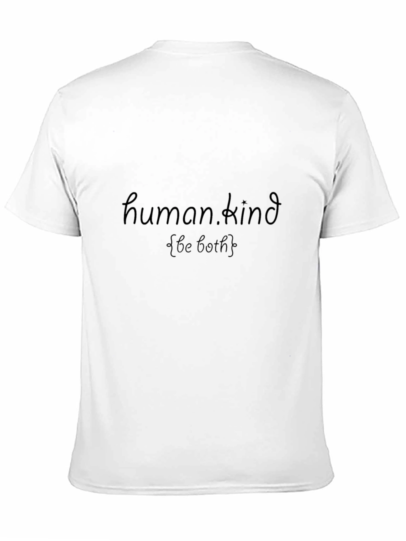 Black Humankind Be Both Black T-Shirt view 11