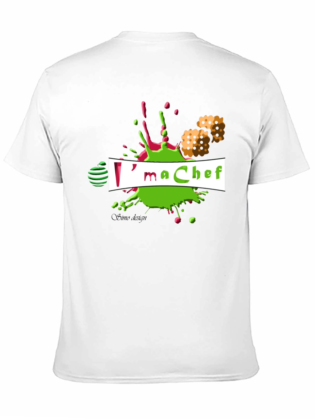 Black I'm a Chef T-Shirt, Unique Design view 11