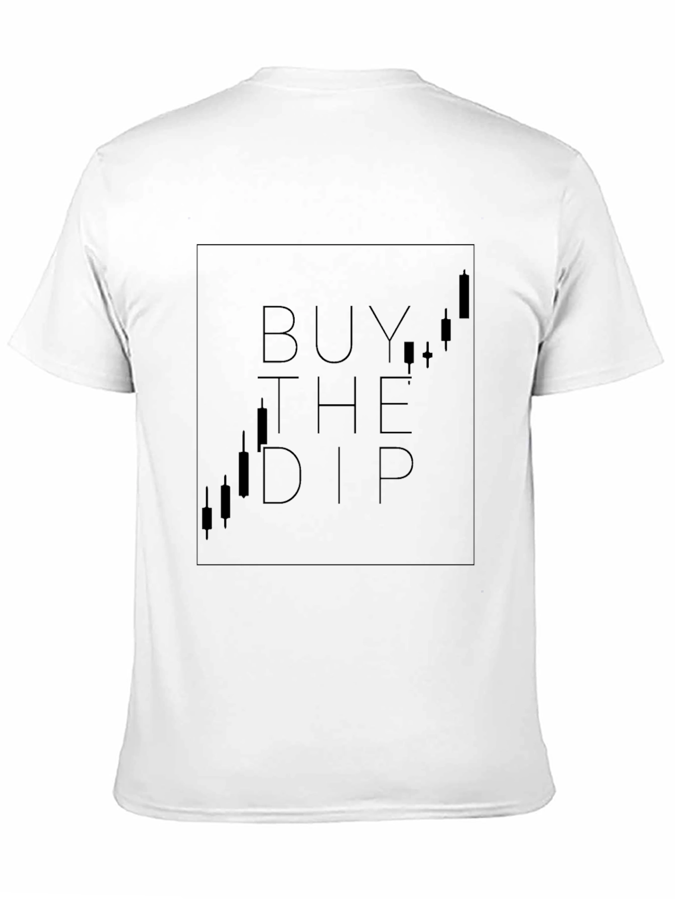Black Buy The Dip Black T-Shirt - Crypto Trader Apparel view 11