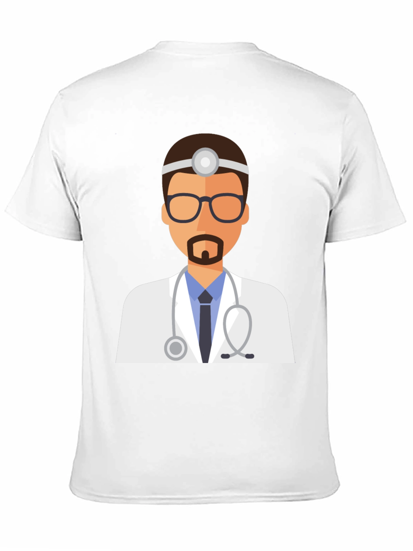 Black Doctor Graphic Tee - Black Unisex T-Shirt view 11