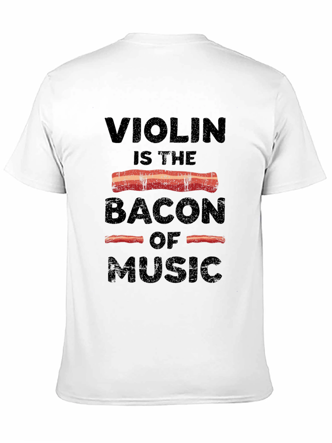 Black Violin is the Bacon of Music Black T-Shirt view 11