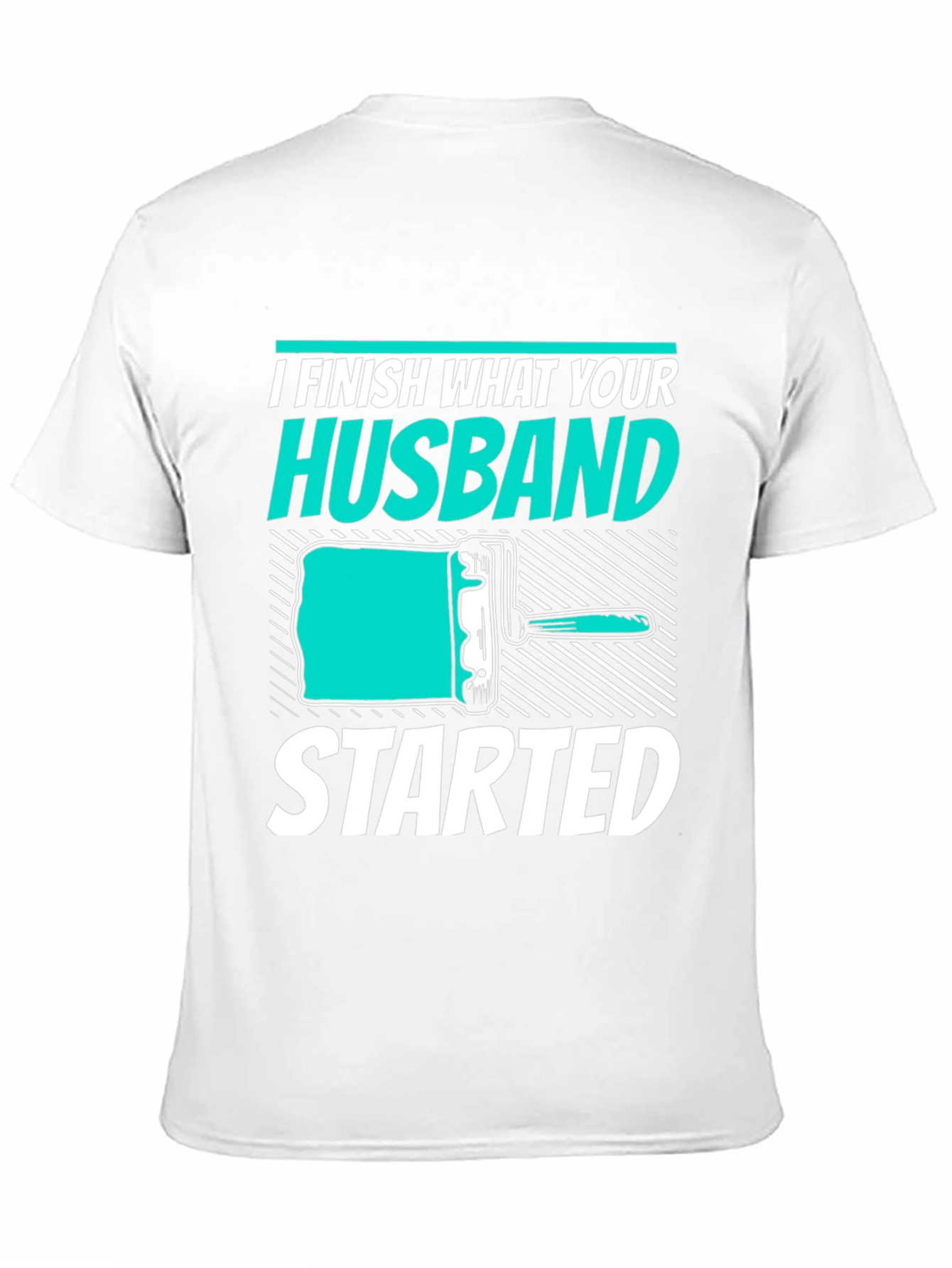 Black I Finish What Your Husband Started Funny T-Shirt view 11