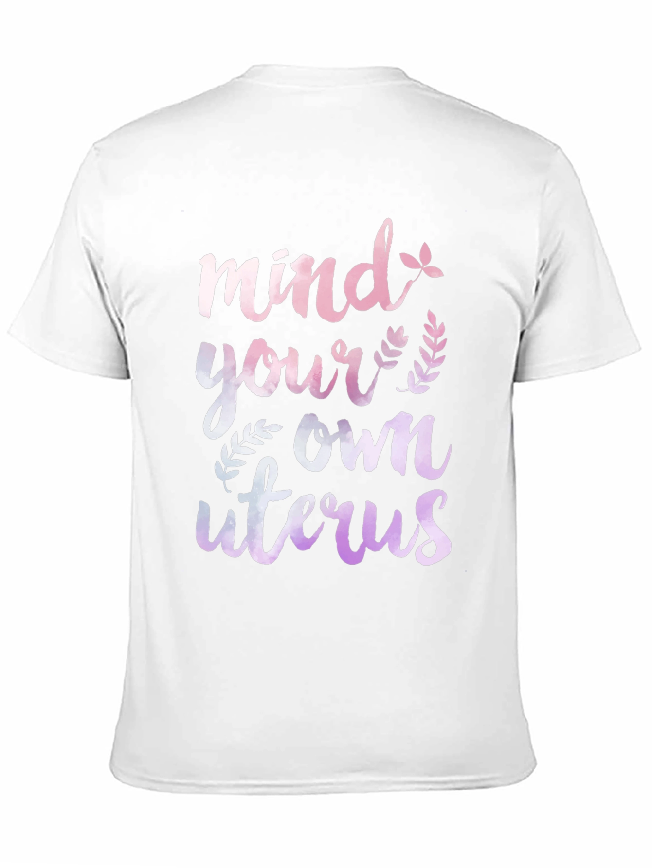 Black Mind Your Own Uterus Graphic Tee view 11
