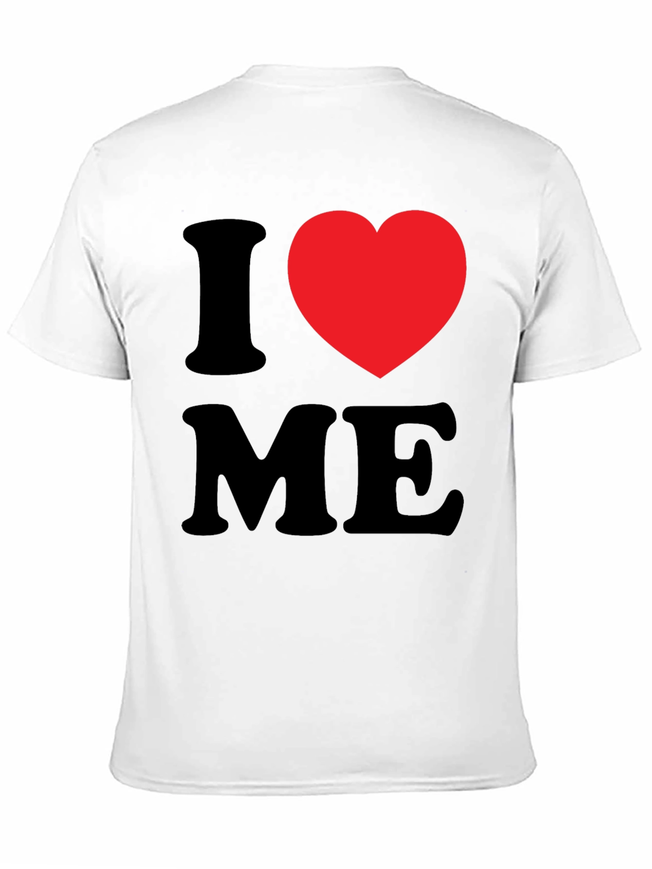 Black I Heart Me T-Shirt - Black Graphic Tee view 11