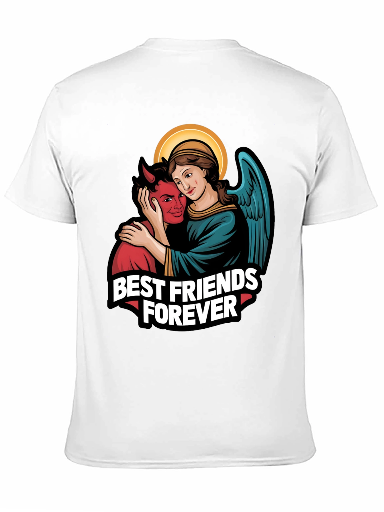 Black Best Friends Forever Graphic Tee view 11