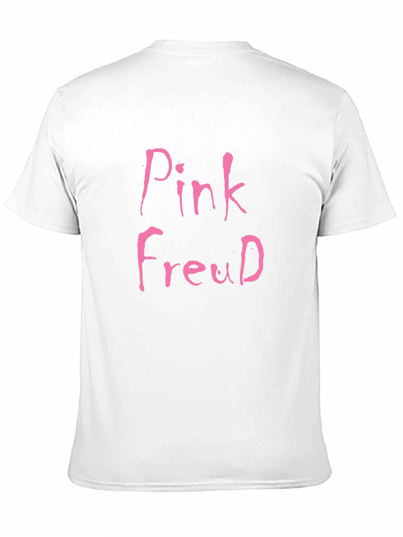 Black Pink Freud Graphic Tee - Quirky Unisex T-Shirt view 11