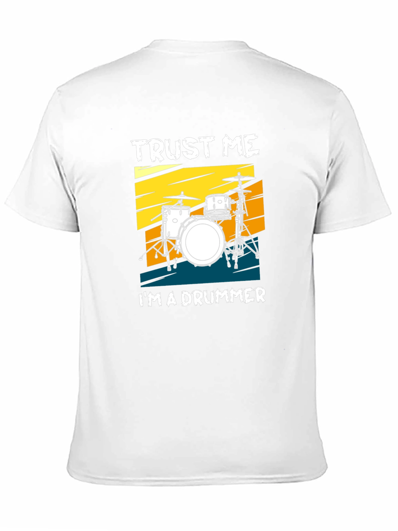 Black Trust Me I'm A Drummer T-Shirt view 11