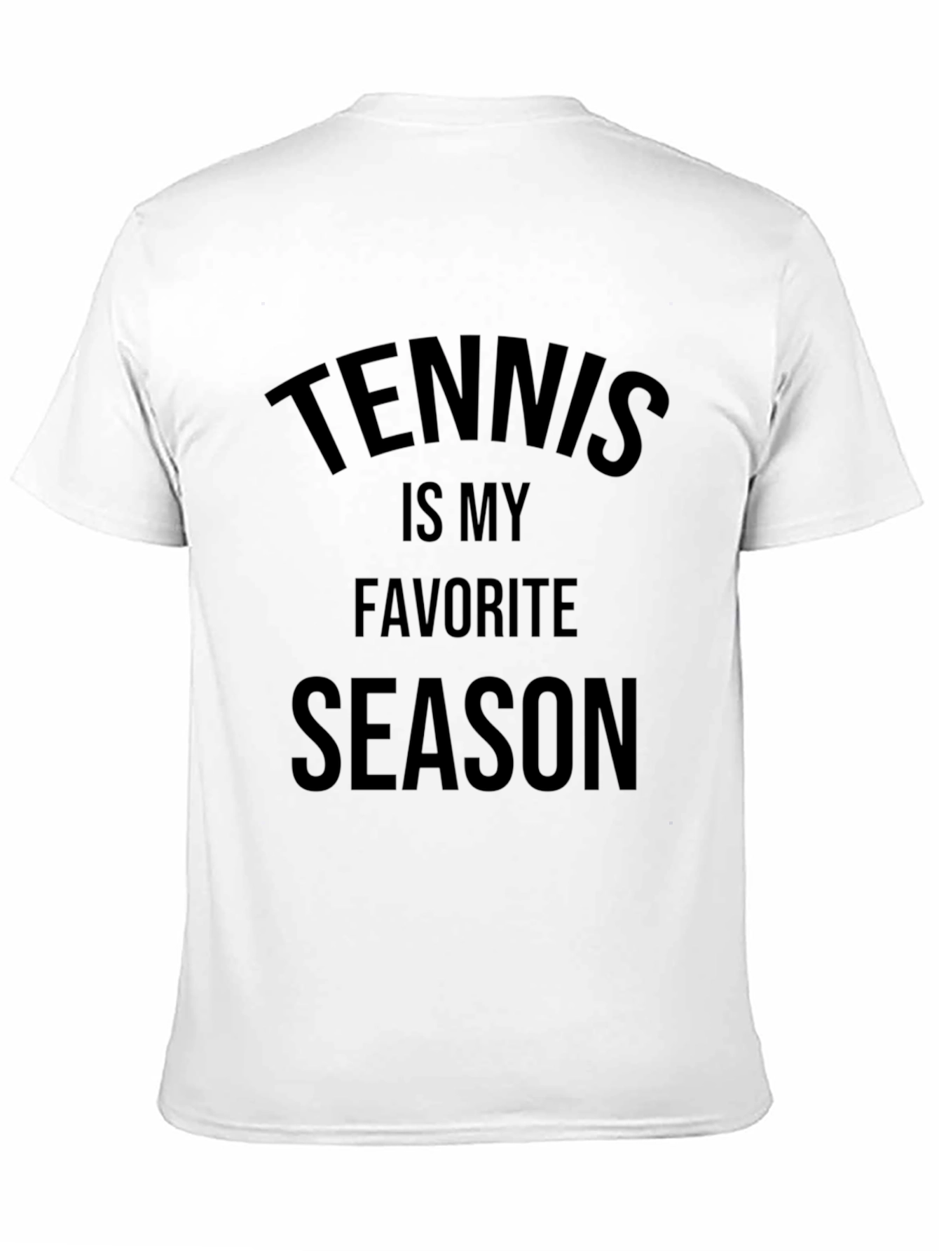 Black Tennis is My Favorite Season T-Shirt view 11