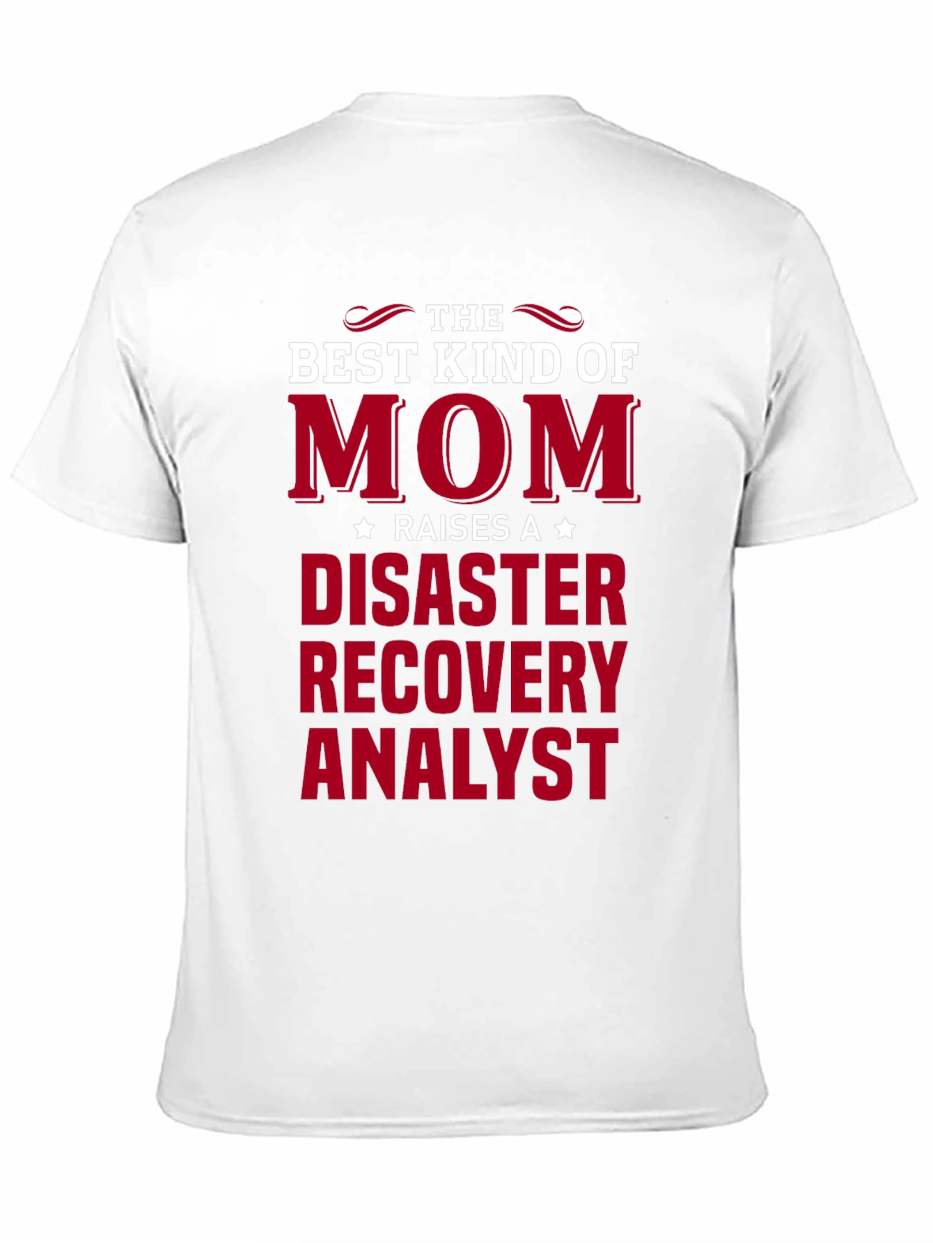 Black Disaster Recovery Analyst Mom T-Shirt view 11