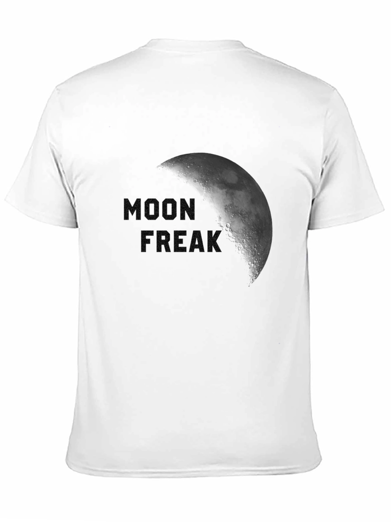 Black Moon Freak Graphic T-Shirt - Black Crew Neck Tee view 11