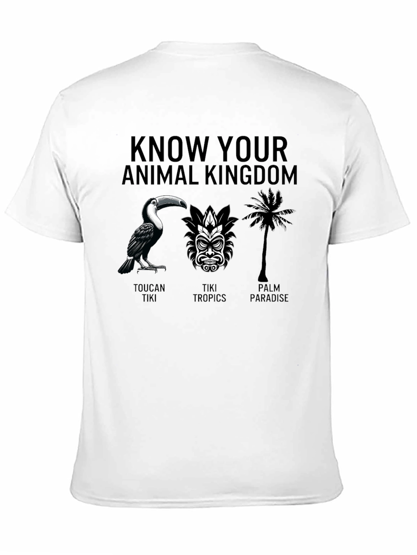 Black Know Your Animal Kingdom Graphic Tee view 11
