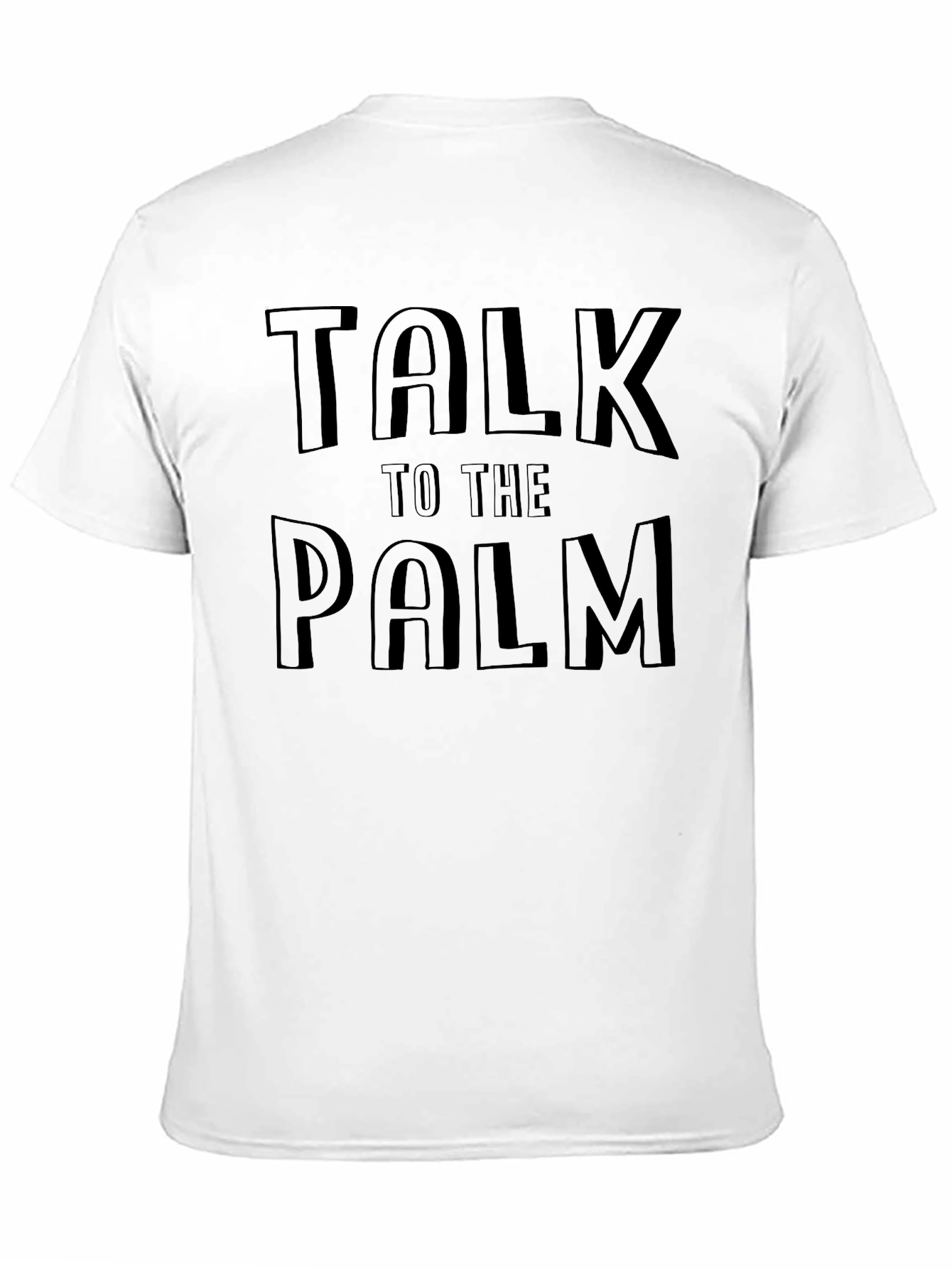 Black Talk to the Palm Graphic Tee view 11